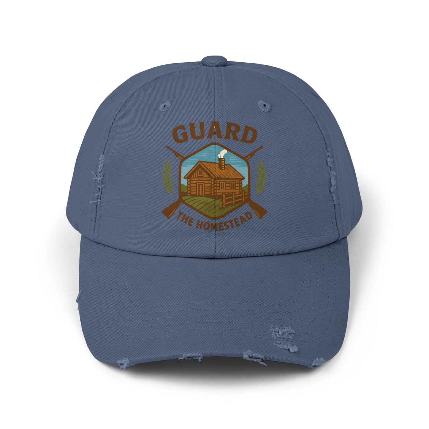 Distressed Cap Guard the Homestead Embroidered Patch