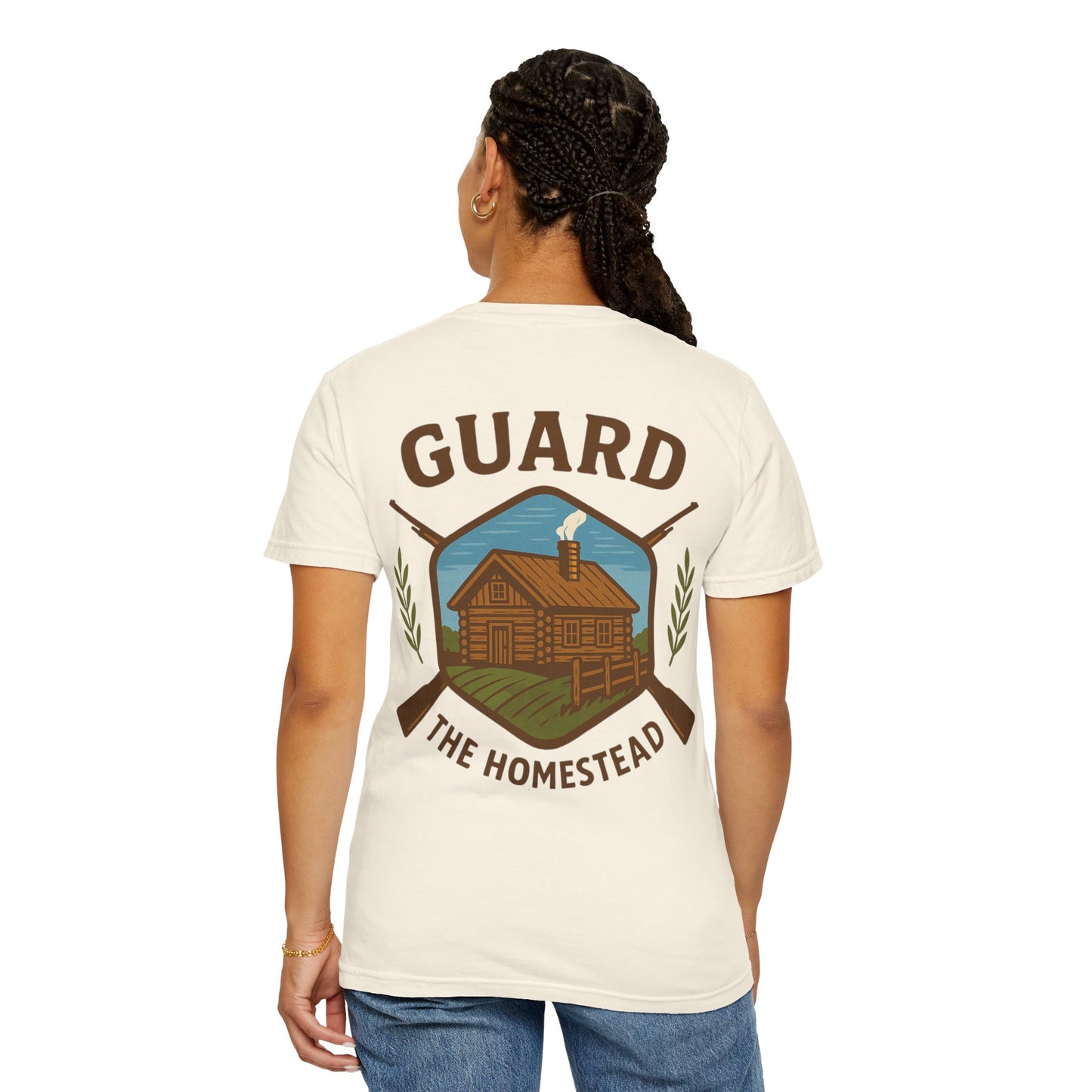 Patriotic Farm Life T-Shirt | This Land Ain't For Sale | Guard The Homestead