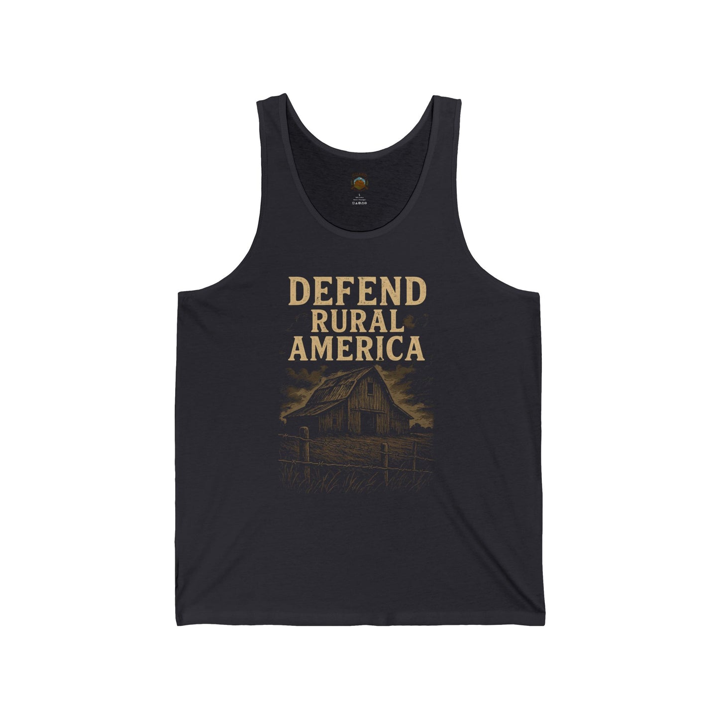Defend Rural America Unisex Jersey Tank Top – Casual & Stylish Summer Wear