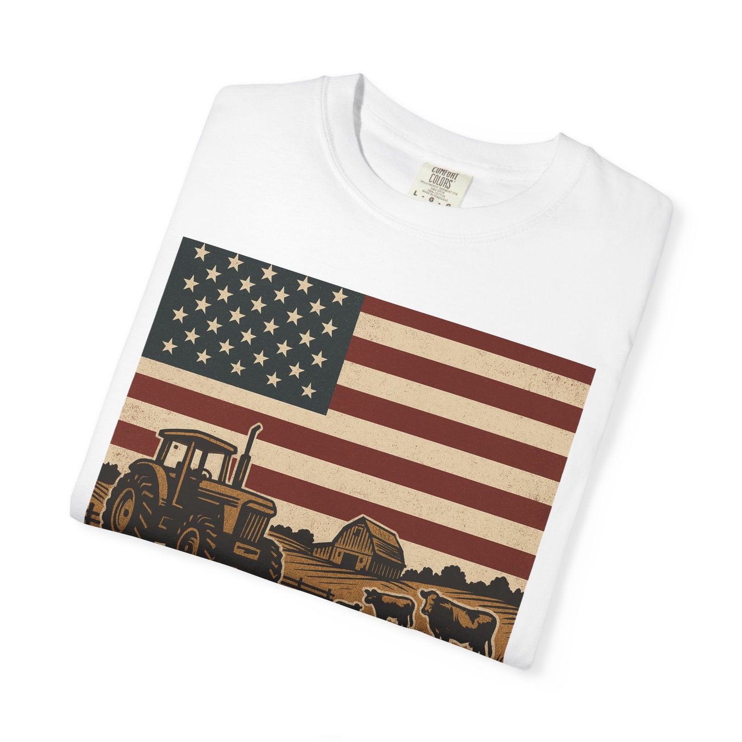 Patriotic Farm Life T-Shirt | This Land Ain't For Sale | Guard The Homestead