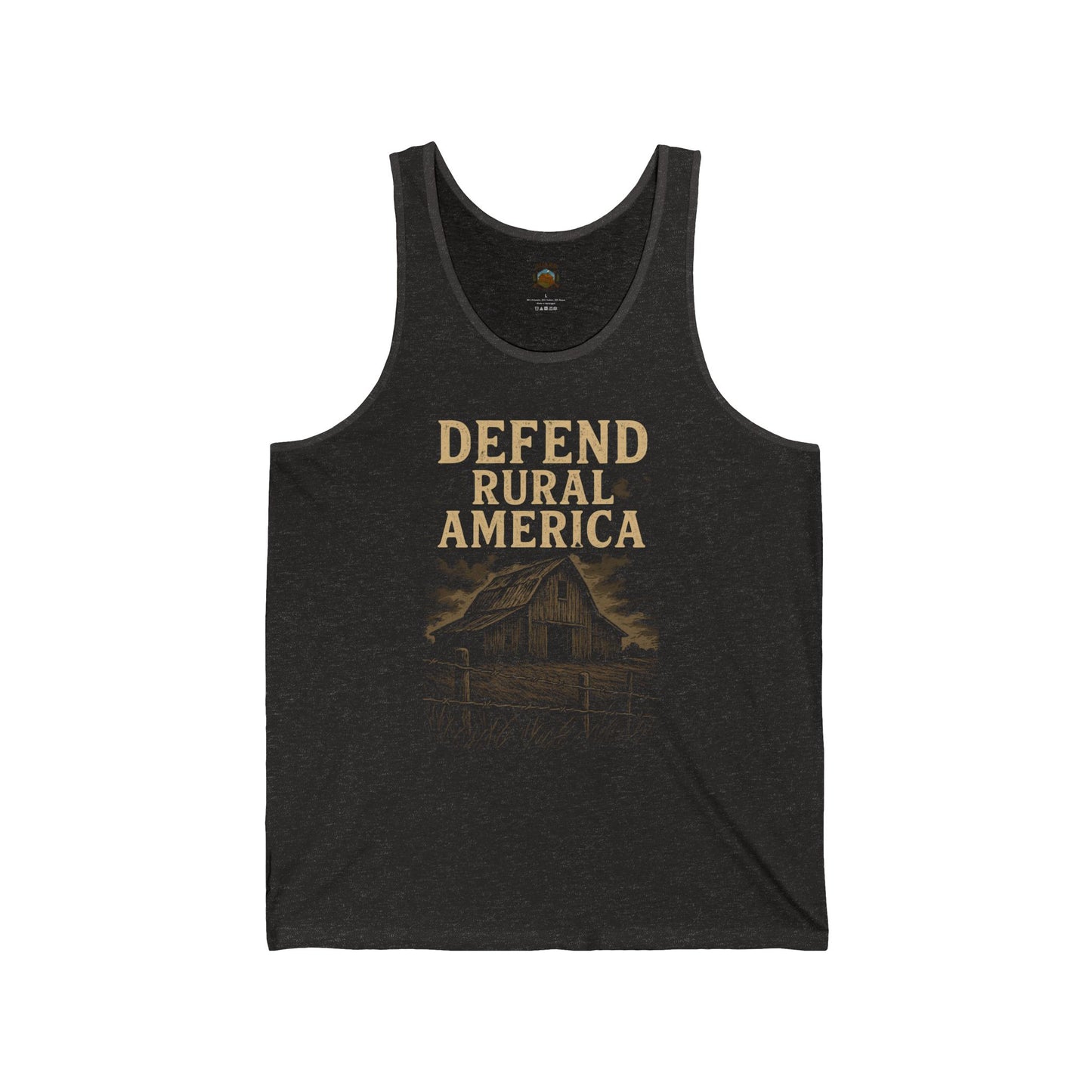 Defend Rural America Unisex Jersey Tank Top – Casual & Stylish Summer Wear