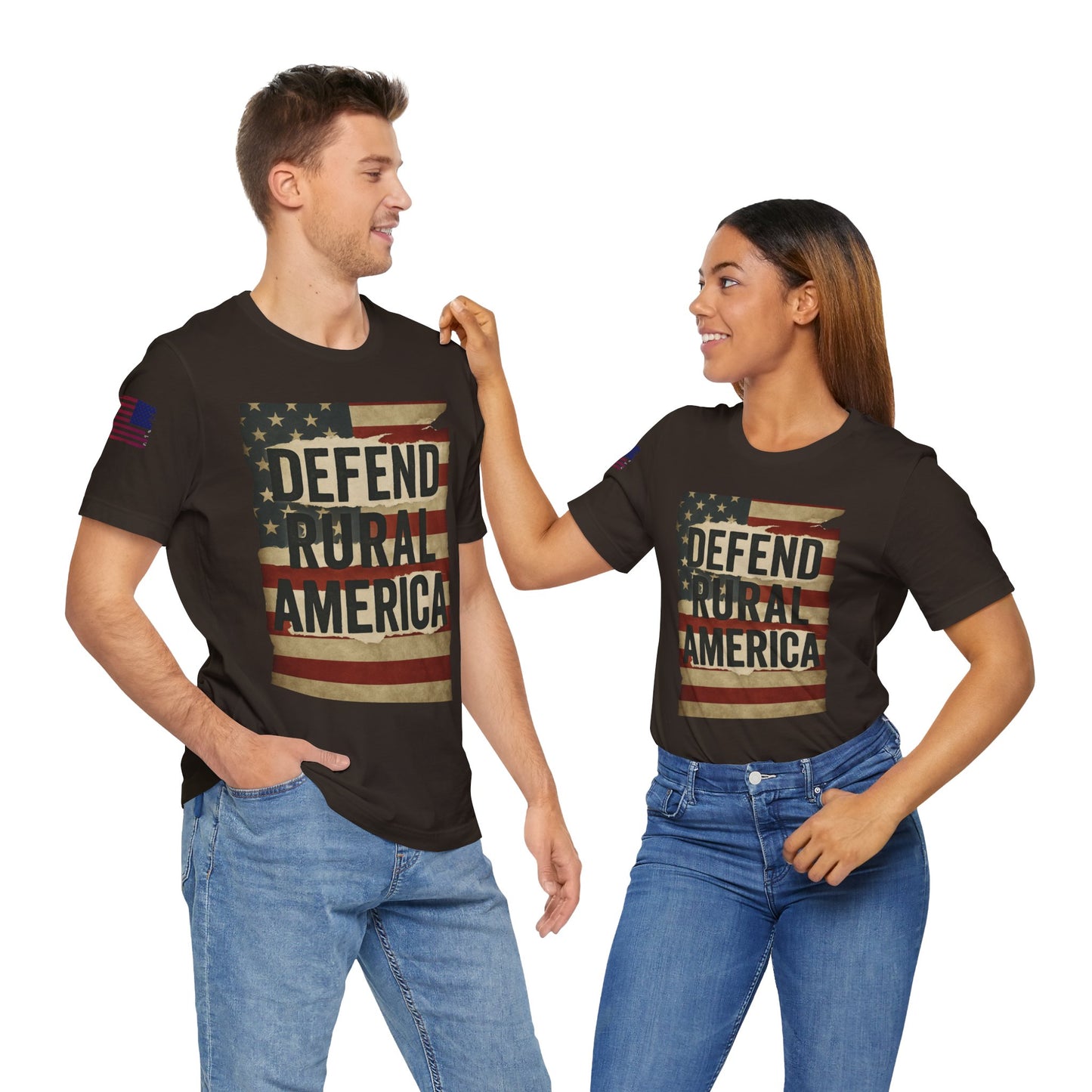 Defend Rural America Unisex Tee - Patriotic Short Sleeve Shirt