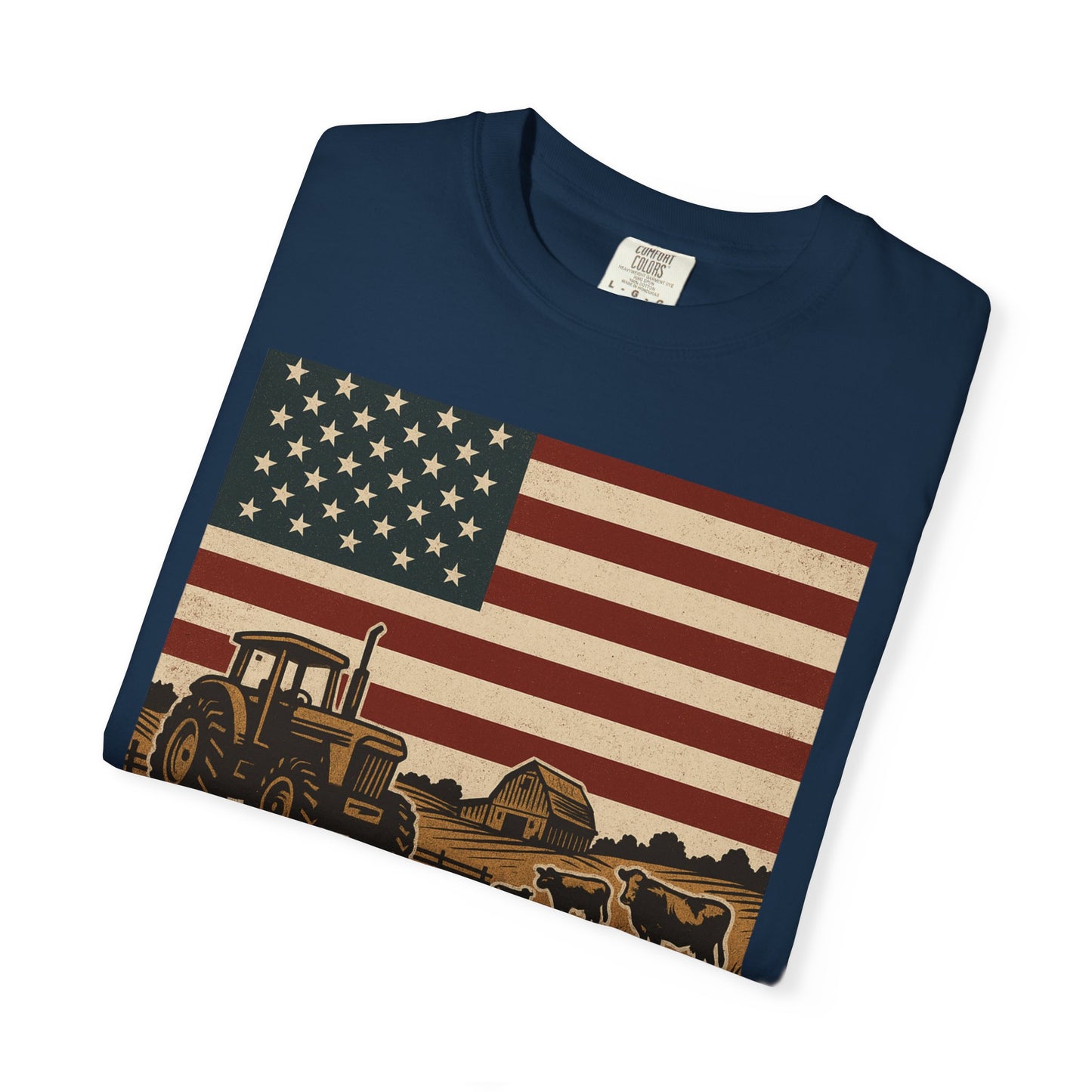 Patriotic Farm Life T-Shirt | This Land Ain't For Sale | Guard The Homestead