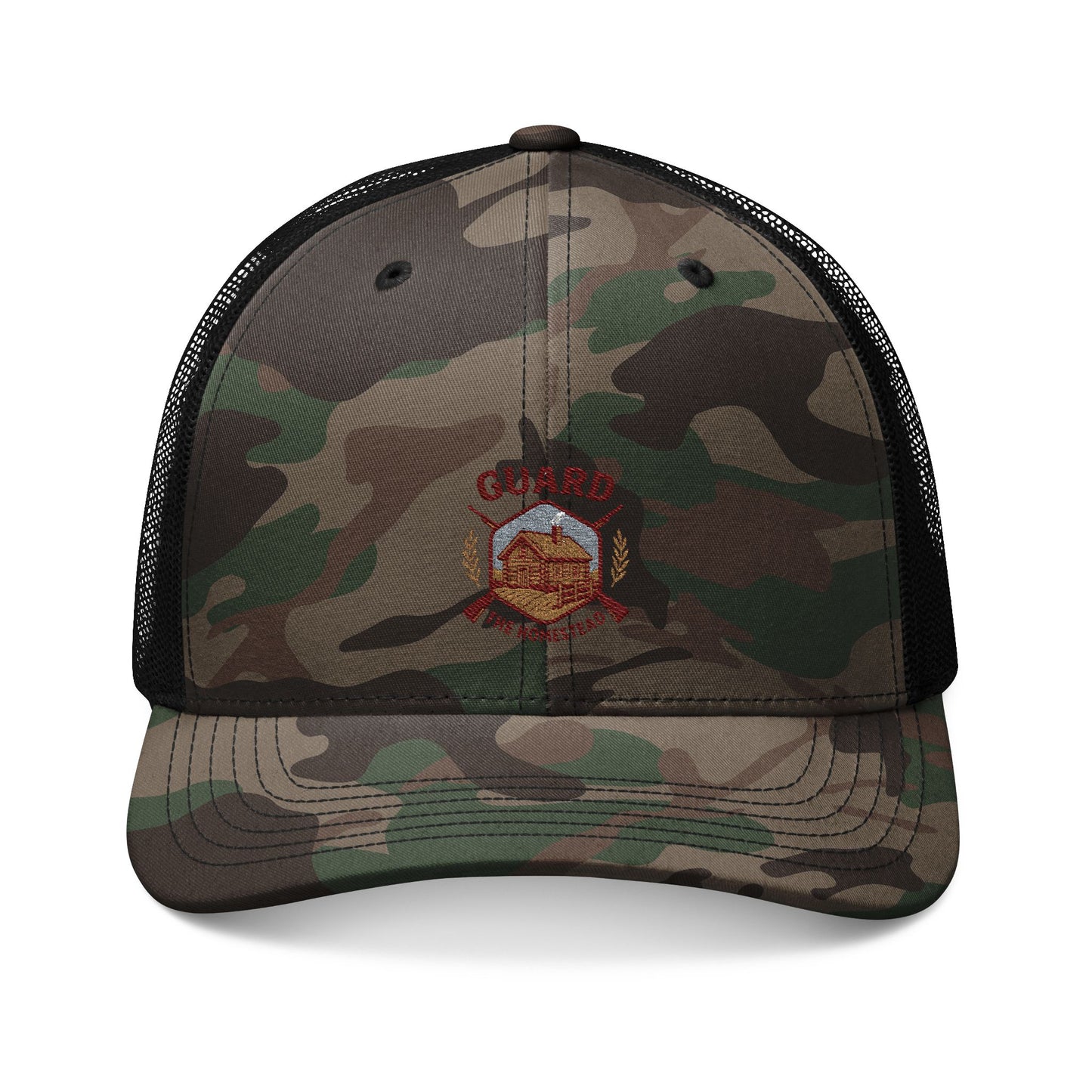Camouflage Trucker Hat (Embroidery)
