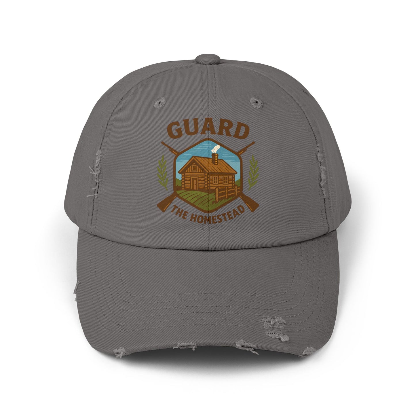 Distressed Cap Guard the Homestead Embroidered Patch