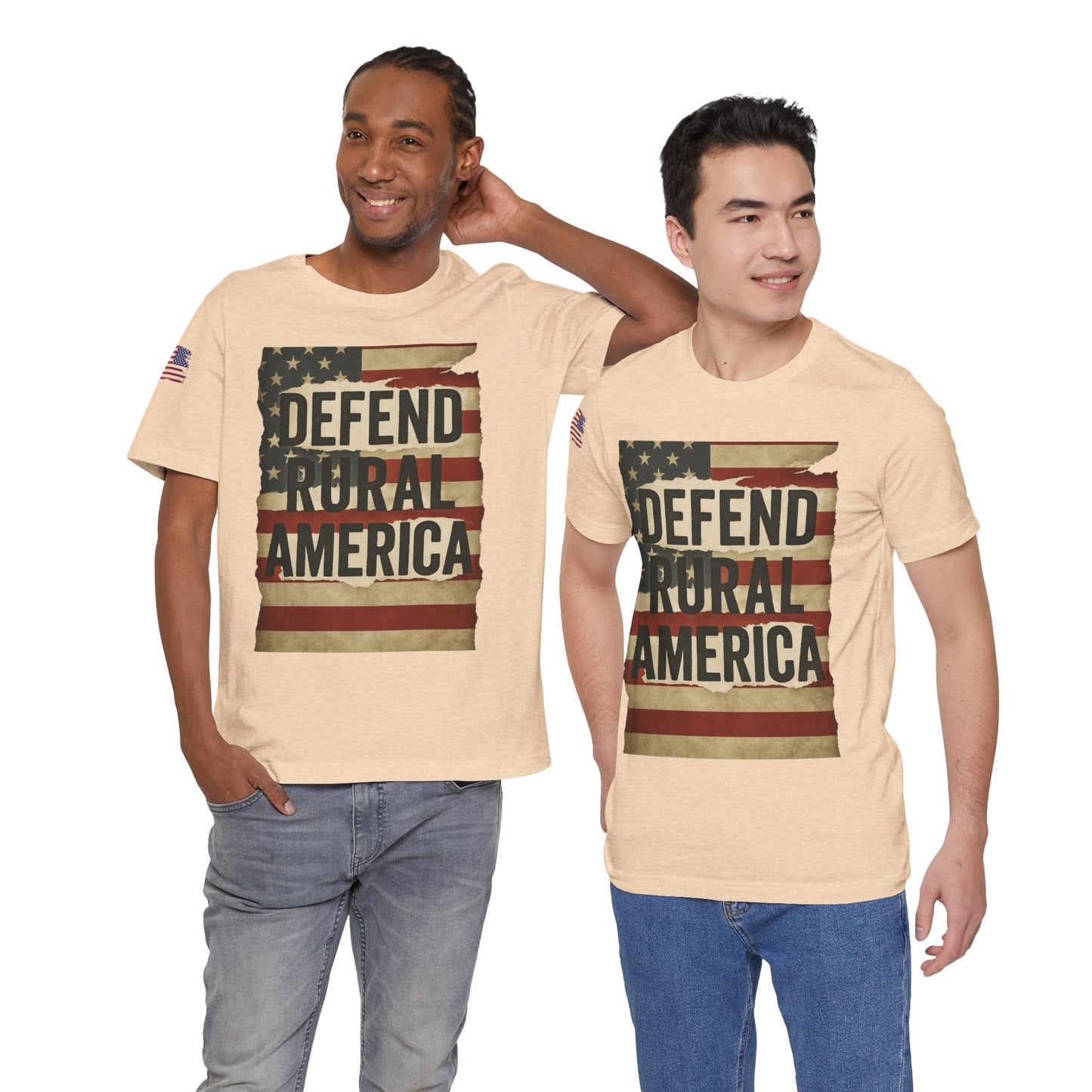 Defend Rural America Unisex Tee - Patriotic Short Sleeve Shirt