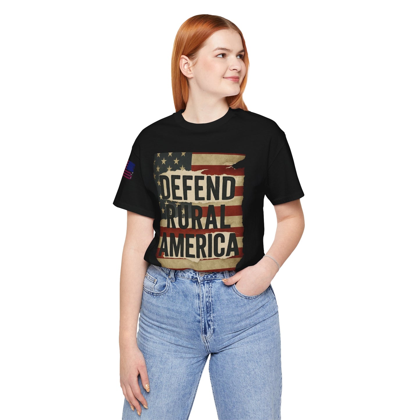 Defend Rural America Unisex Tee - Patriotic Short Sleeve Shirt