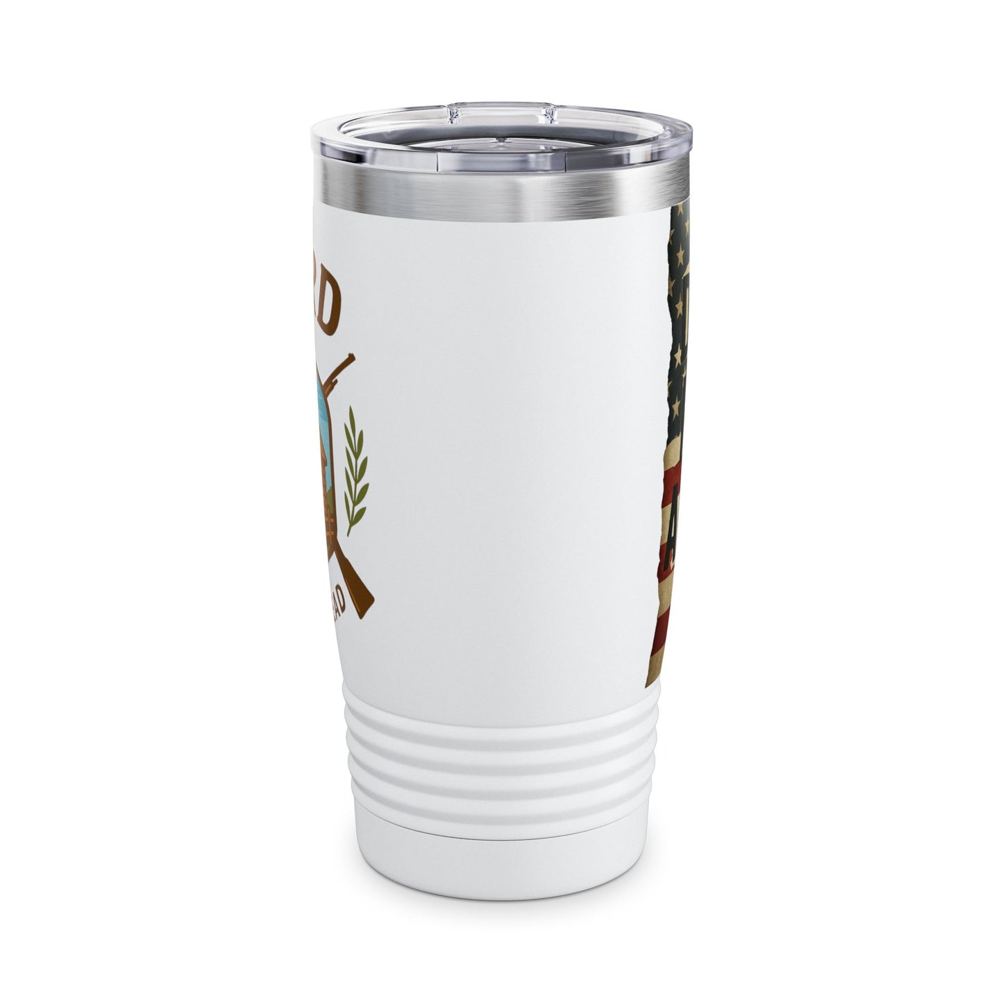 Tumbler Cup - Defend Rural America with Guard the Homestead Logo