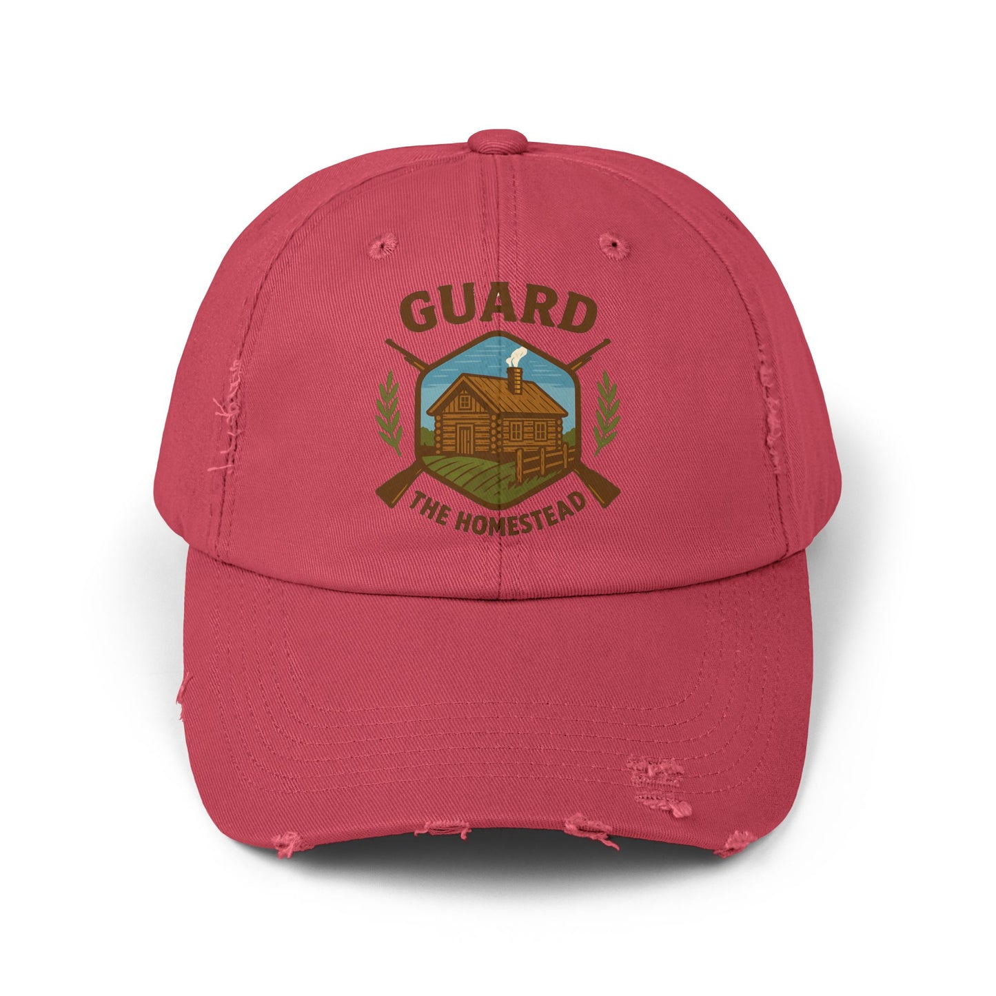Distressed Cap Guard the Homestead Embroidered Patch