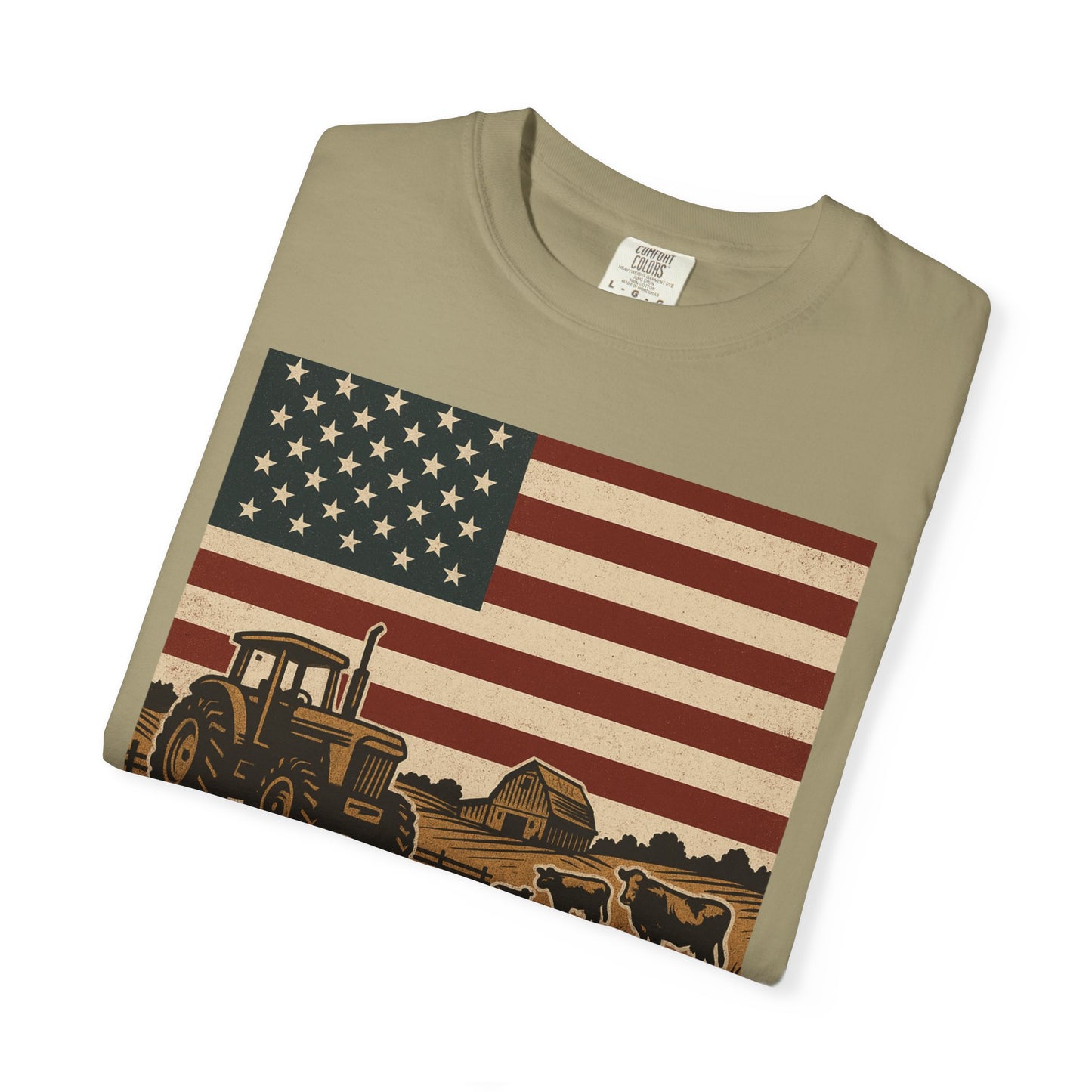 Patriotic Farm Life T-Shirt | This Land Ain't For Sale | Guard The Homestead