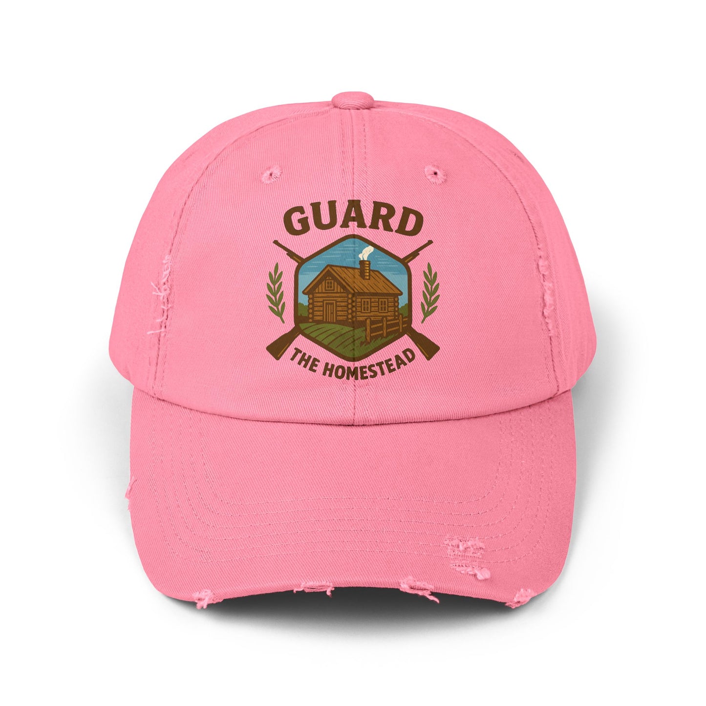 Distressed Cap Guard the Homestead Embroidered Patch