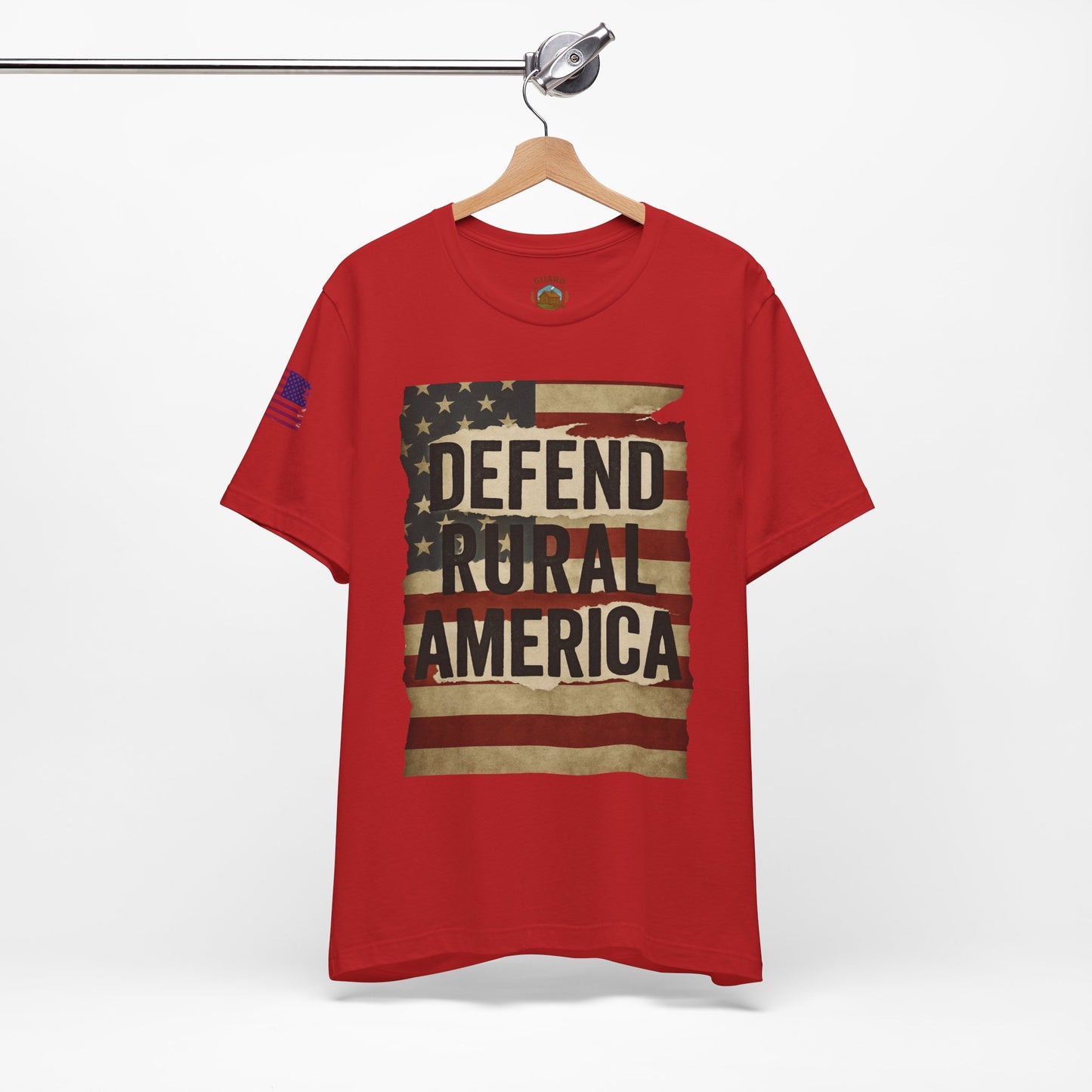 Defend Rural America Unisex Tee - Patriotic Short Sleeve Shirt