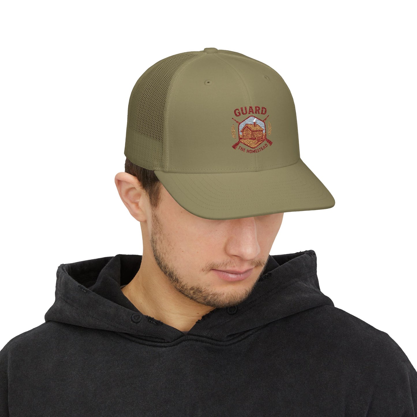 Guard the Homestead Snapback Trucker Cap (Embroidery)