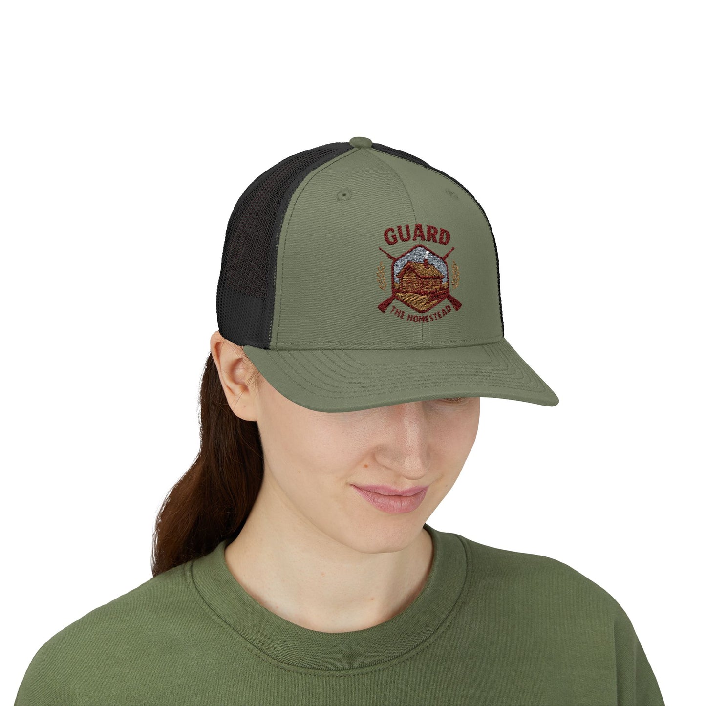 Guard the Homestead Snapback Trucker Cap - Perfect for Outdoor Enthusiasts