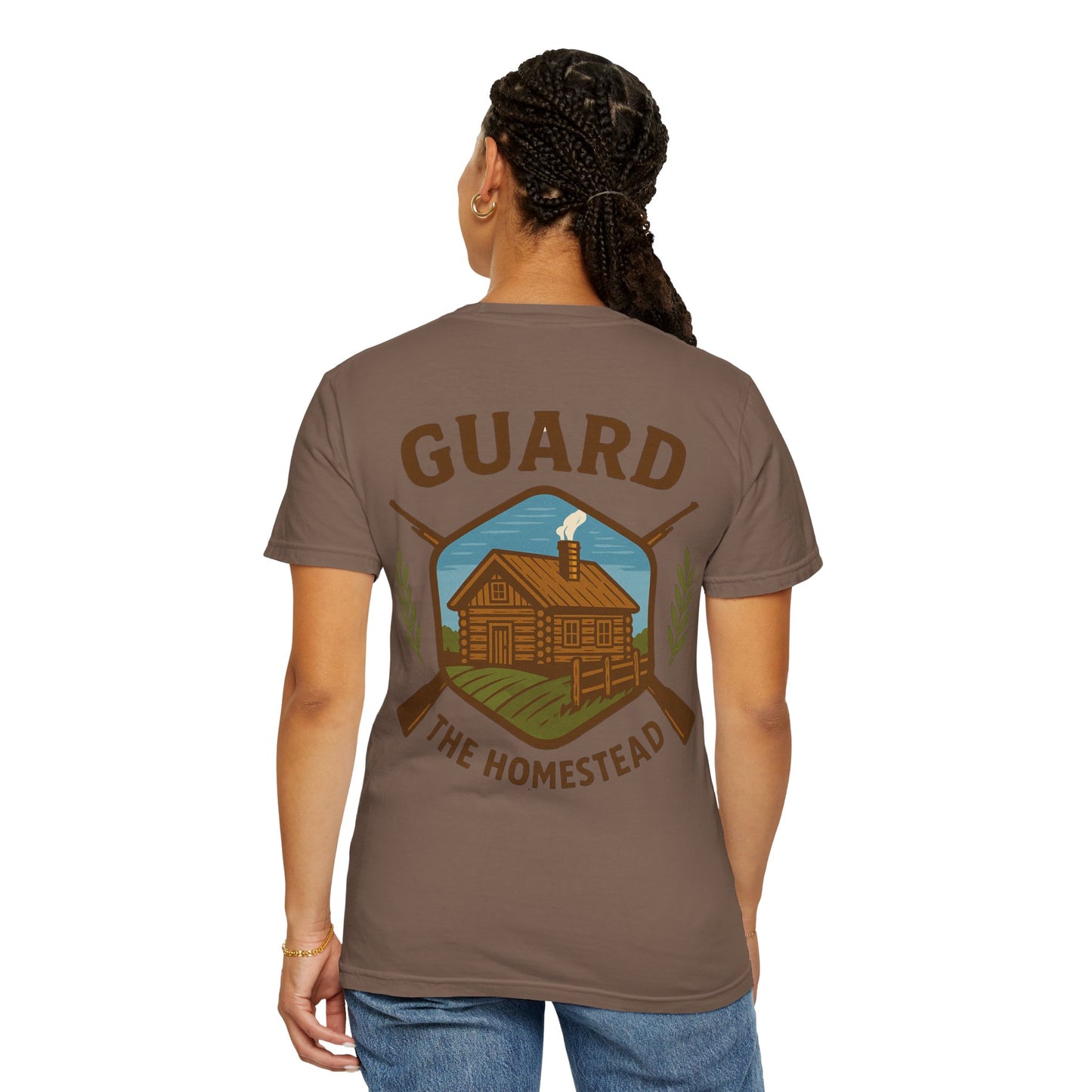 Patriotic Farm Life T-Shirt | This Land Ain't For Sale | Guard The Homestead