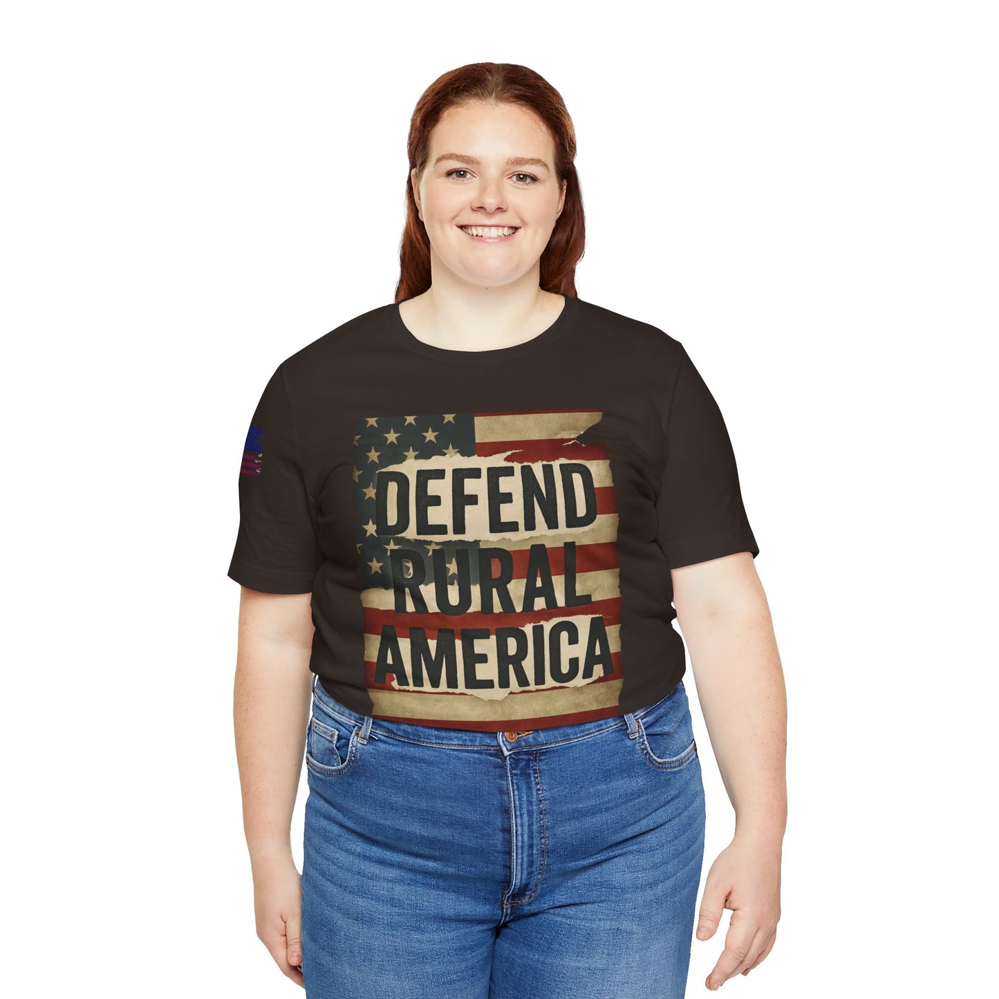 Defend Rural America Unisex Tee - Patriotic Short Sleeve Shirt