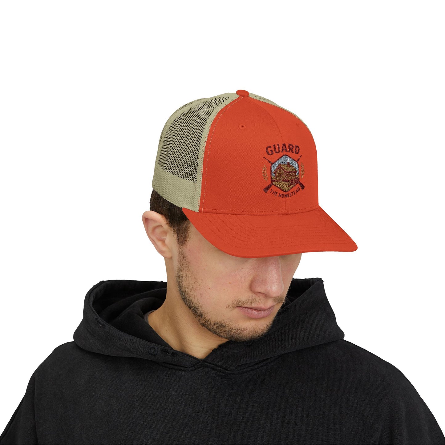Guard the Homestead Snapback Trucker Cap - Perfect for Outdoor Enthusiasts