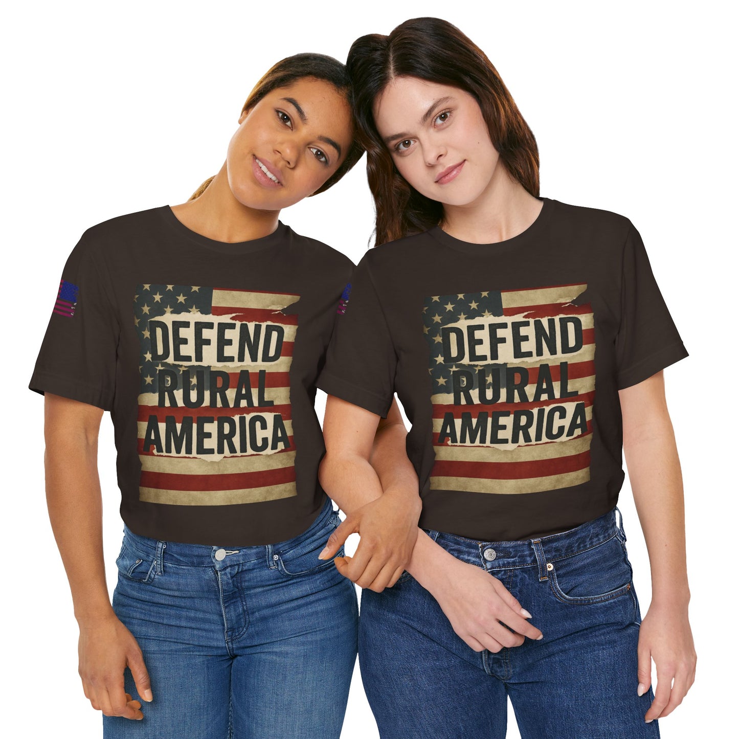 Defend Rural America Unisex Tee - Patriotic Short Sleeve Shirt