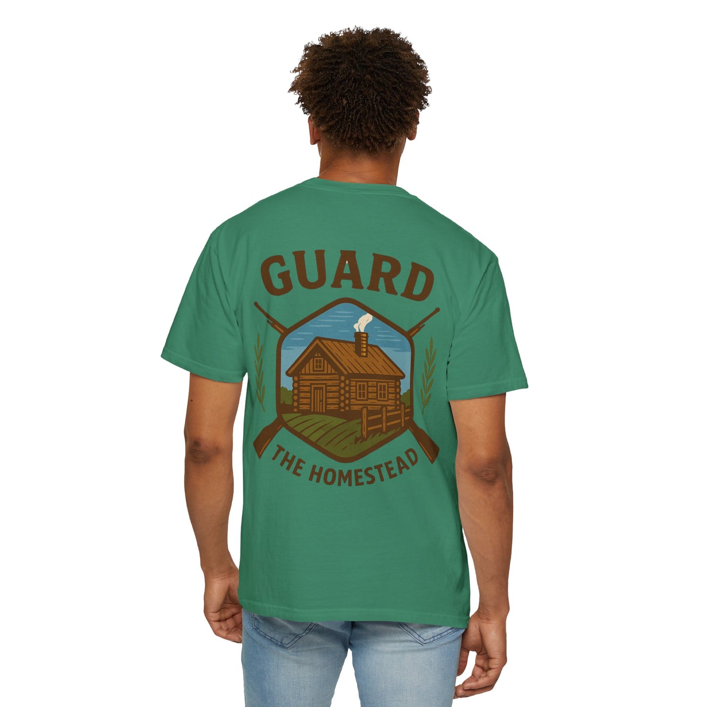 Patriotic Farm Life T-Shirt | This Land Ain't For Sale | Guard The Homestead