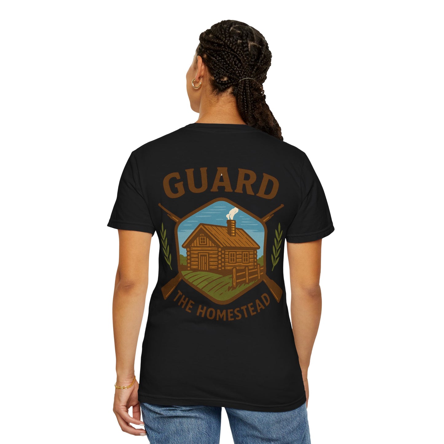 Patriotic Farm Life T-Shirt | This Land Ain't For Sale | Guard The Homestead