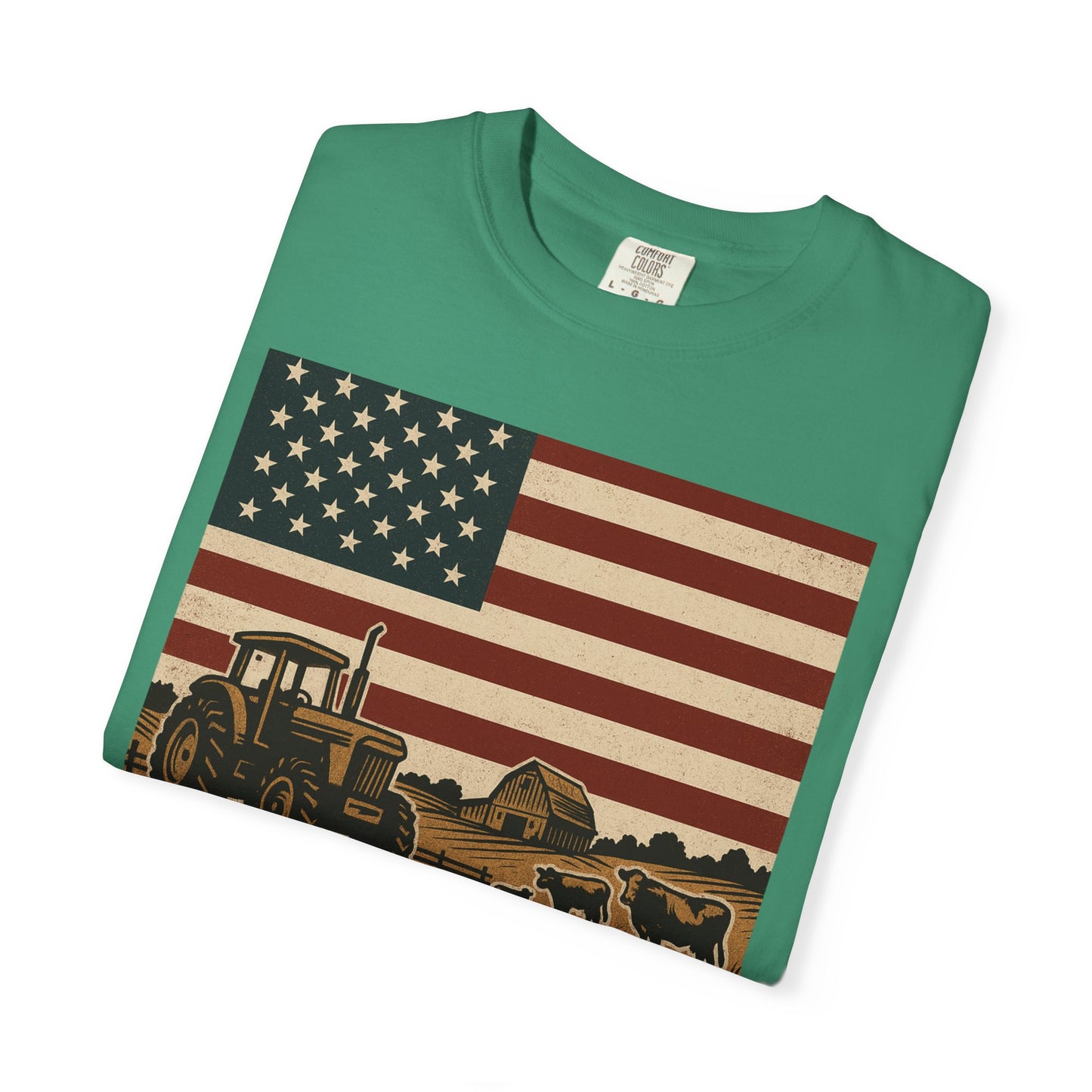 Patriotic Farm Life T-Shirt | This Land Ain't For Sale | Guard The Homestead