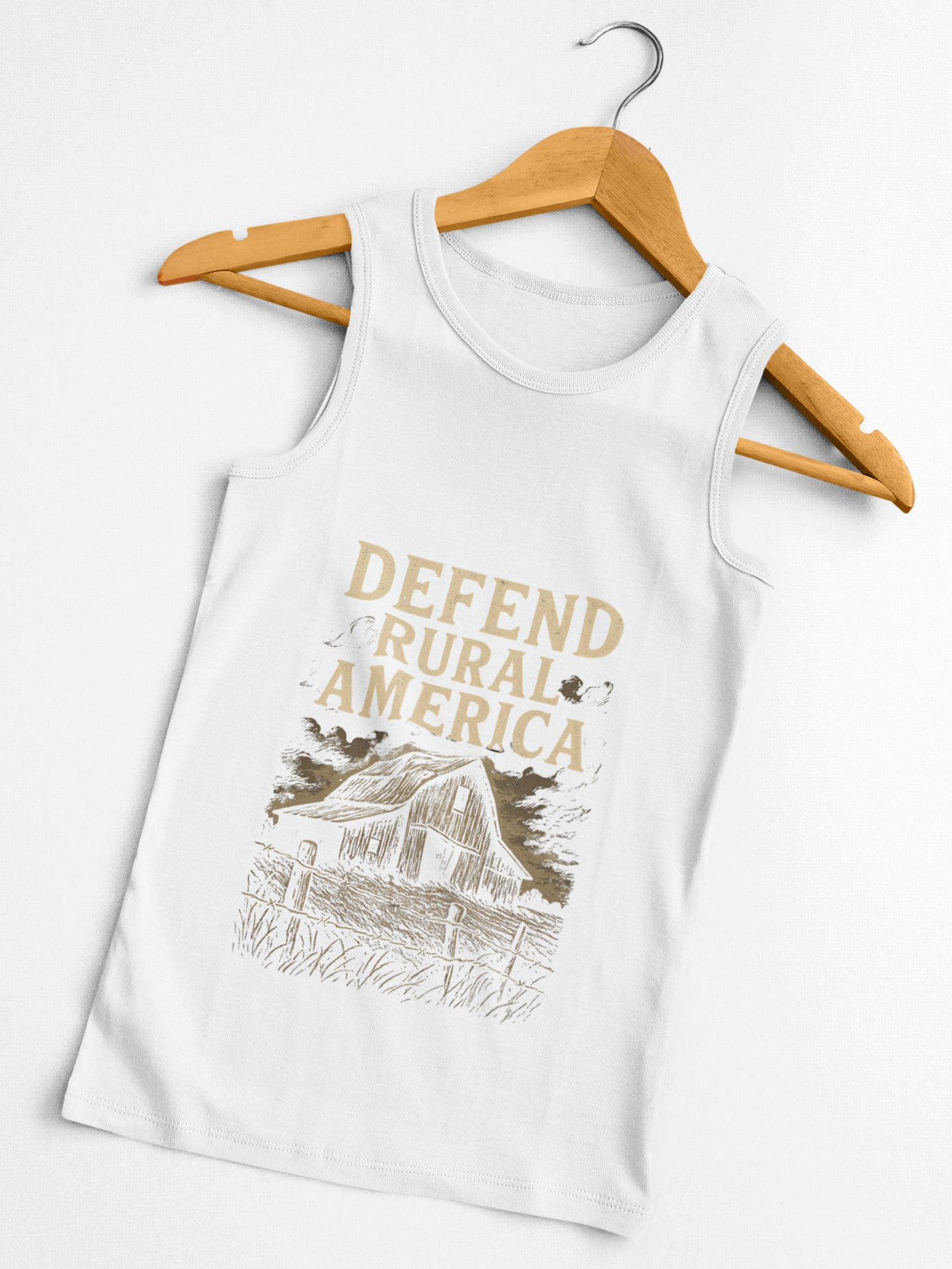 Defend Rural America Unisex Jersey Tank Top – Casual & Stylish Summer Wear