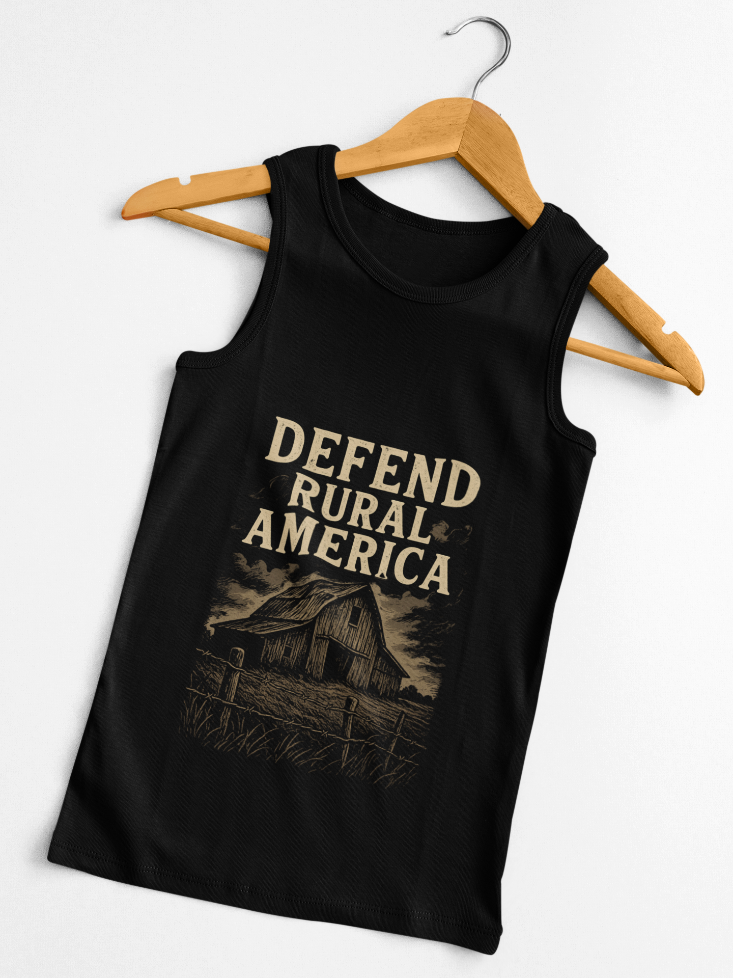 Defend Rural America Unisex Jersey Tank Top – Casual & Stylish Summer Wear