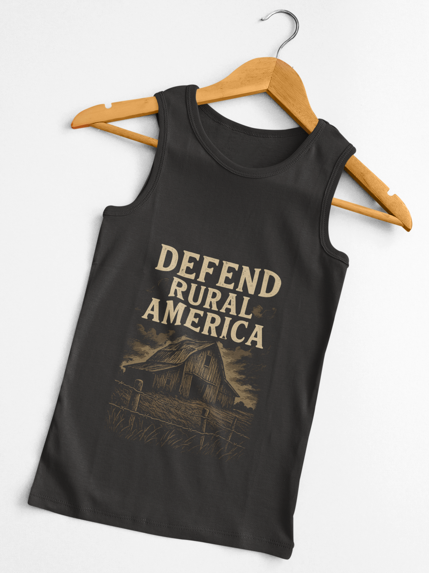 Defend Rural America Unisex Jersey Tank Top – Casual & Stylish Summer Wear