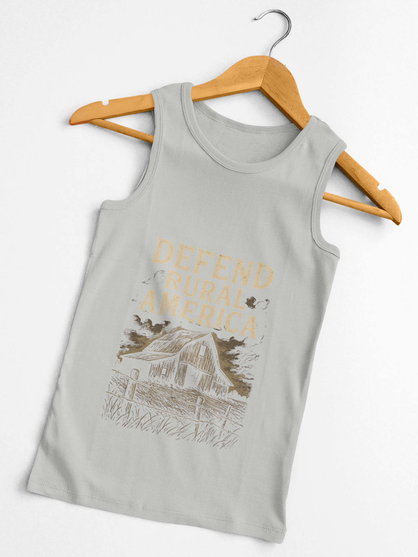 Defend Rural America Unisex Jersey Tank Top – Casual & Stylish Summer Wear