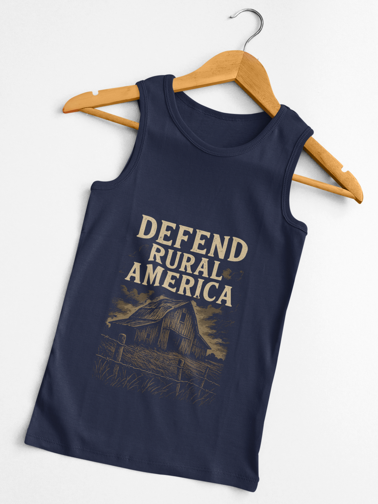 Defend Rural America Unisex Jersey Tank Top – Casual & Stylish Summer Wear