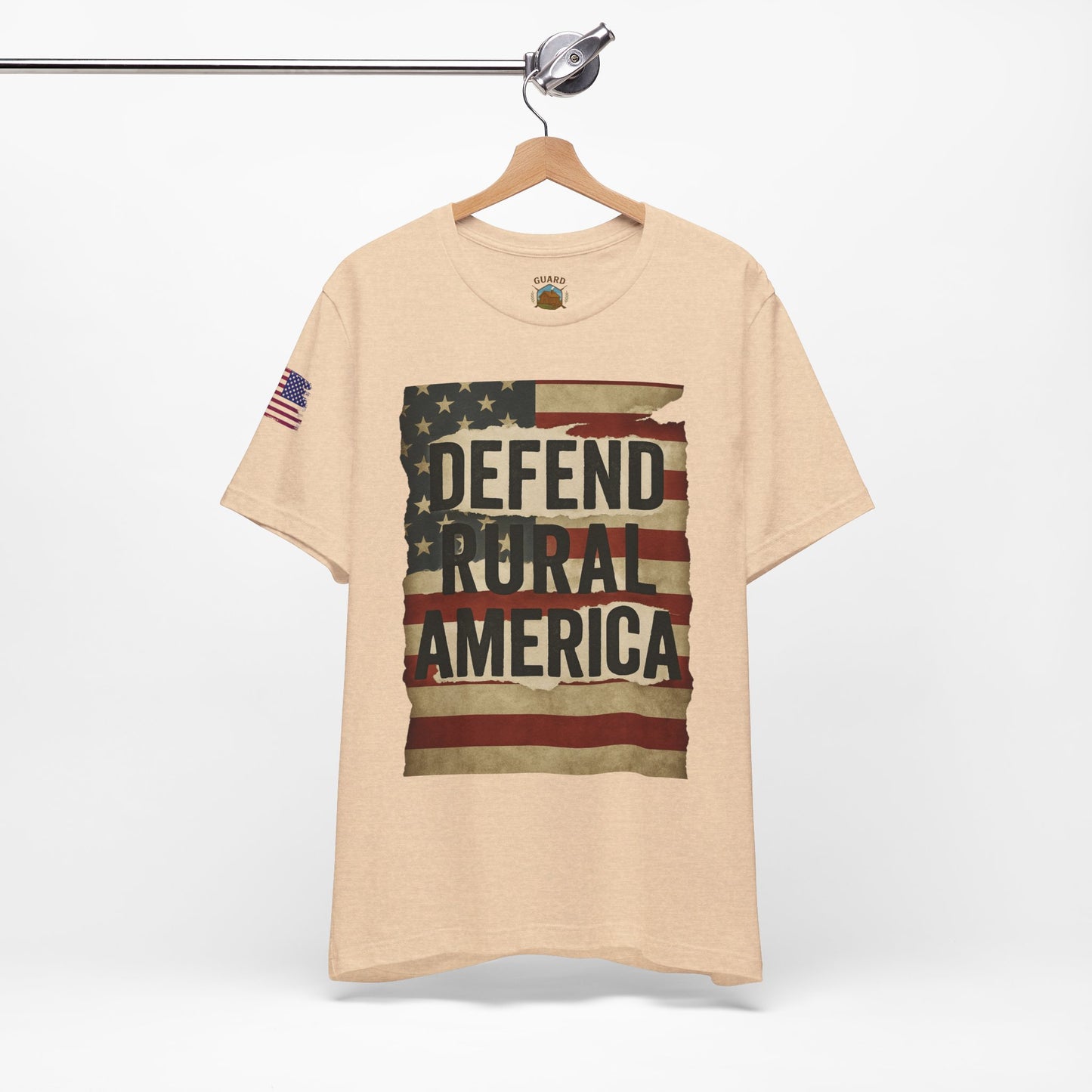 Defend Rural America Unisex Tee - Patriotic Short Sleeve Shirt