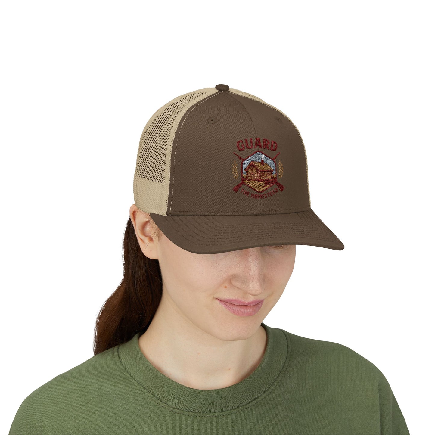 Guard the Homestead Snapback Trucker Cap - Perfect for Outdoor Enthusiasts
