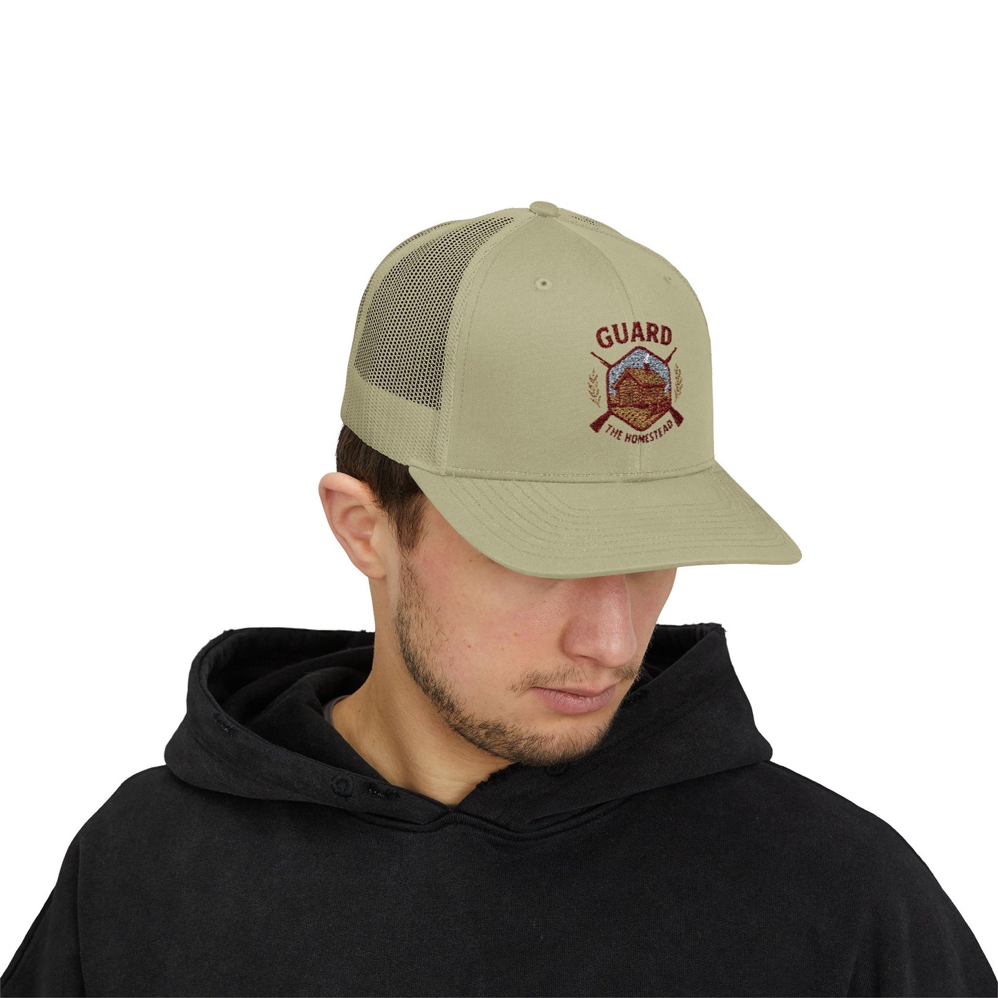 Guard the Homestead Snapback Trucker Cap - Perfect for Outdoor Enthusiasts