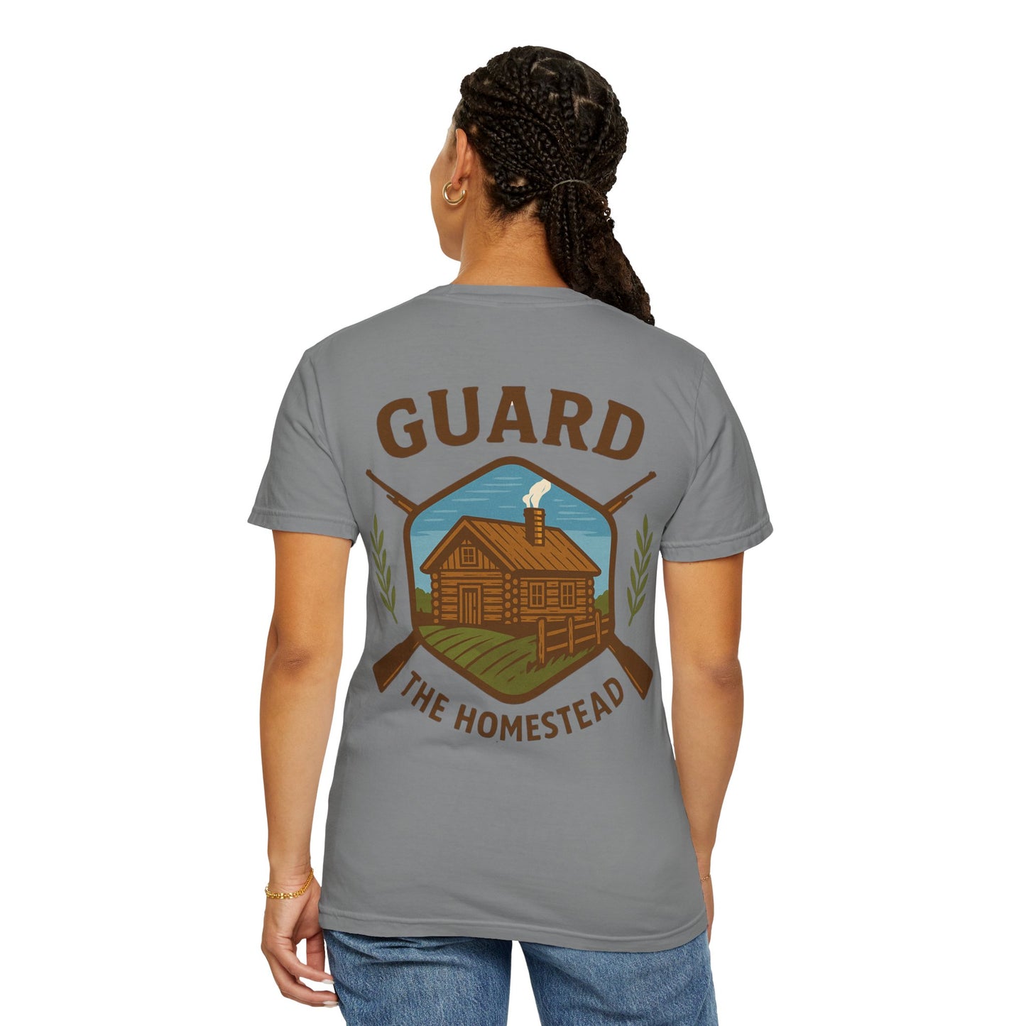 Patriotic Farm Life T-Shirt | This Land Ain't For Sale | Guard The Homestead