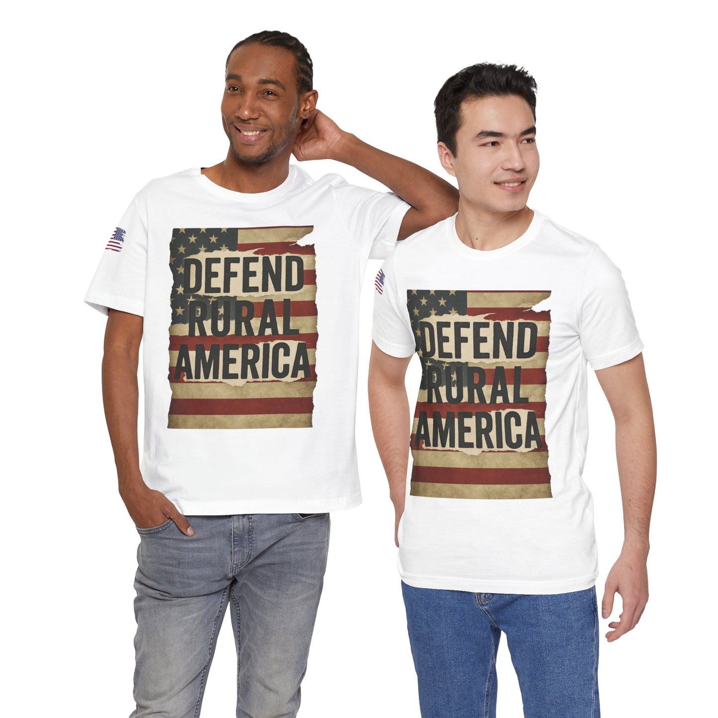 Defend Rural America Unisex Tee - Patriotic Short Sleeve Shirt