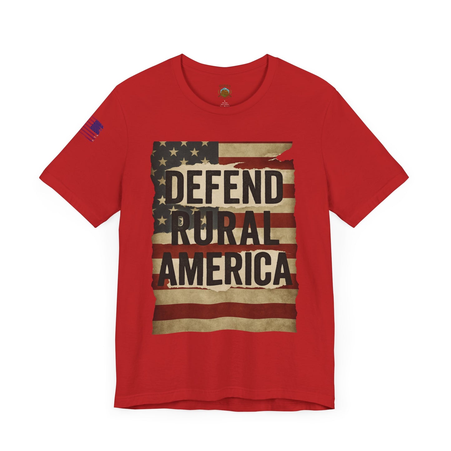 Defend Rural America Unisex Tee - Patriotic Short Sleeve Shirt
