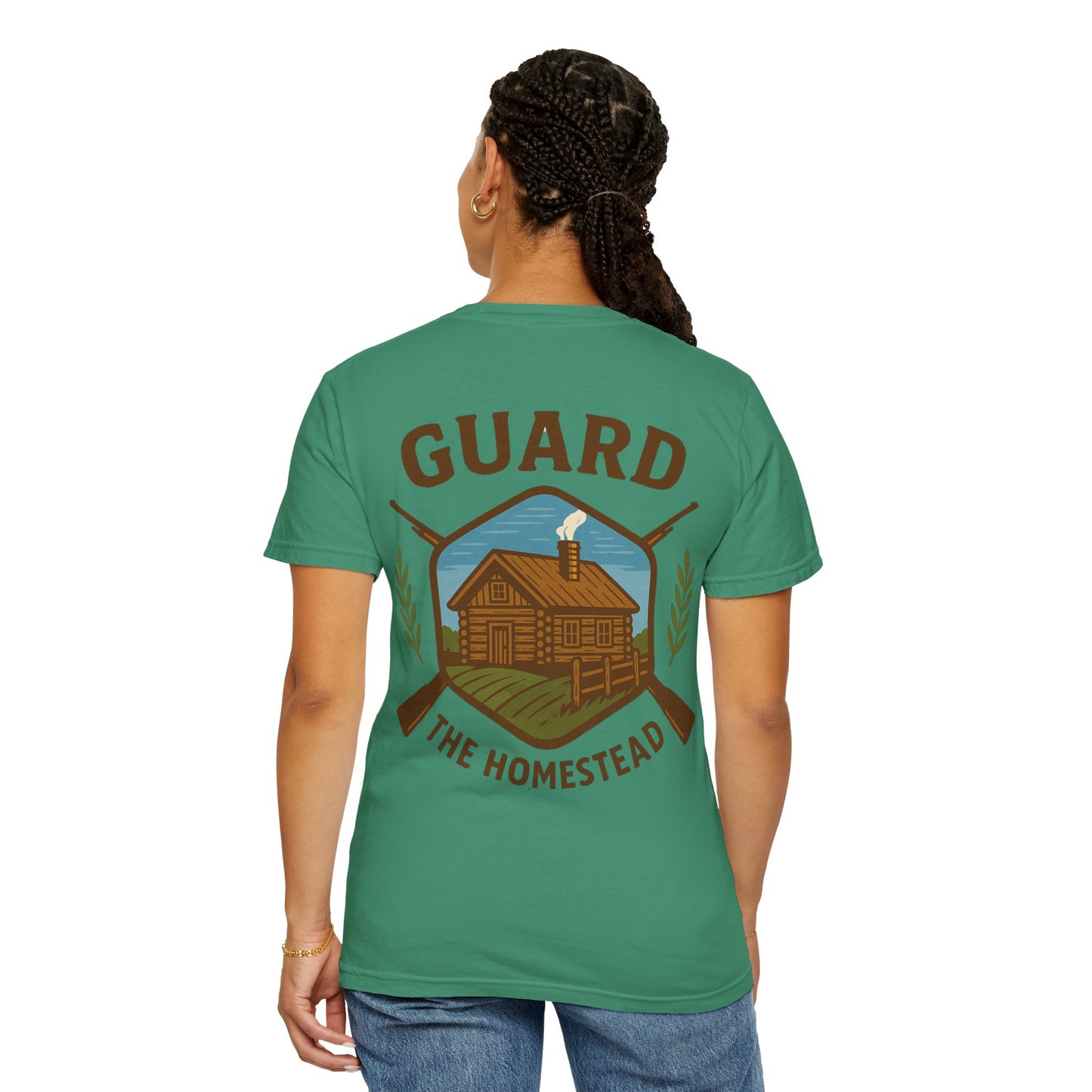 Patriotic Farm Life T-Shirt | This Land Ain't For Sale | Guard The Homestead