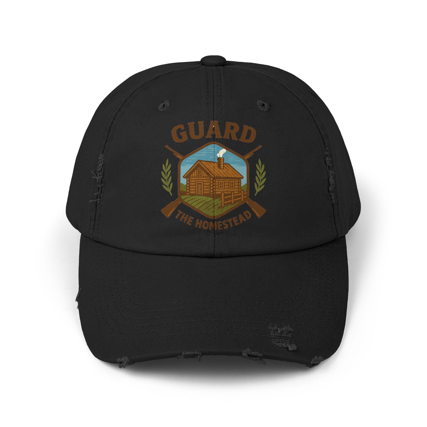 Distressed Cap Guard the Homestead Embroidered Patch