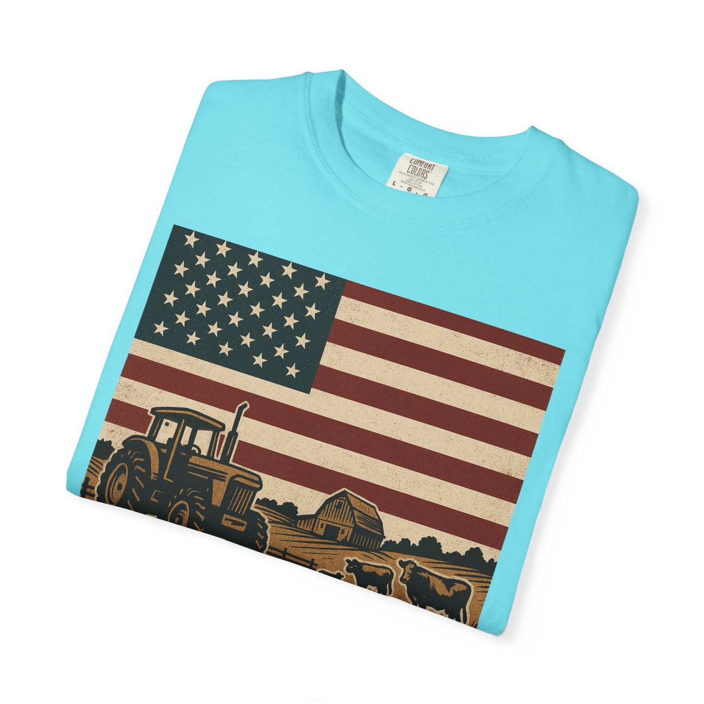 Patriotic Farm Life T-Shirt | This Land Ain't For Sale | Guard The Homestead