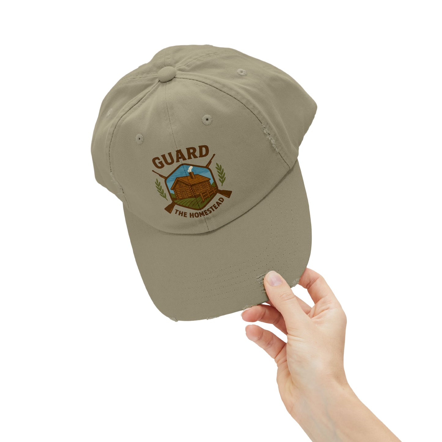Distressed Cap Guard the Homestead Embroidered Patch