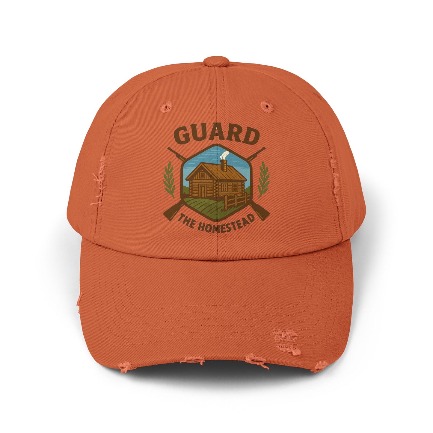 Distressed Cap Guard the Homestead Embroidered Patch