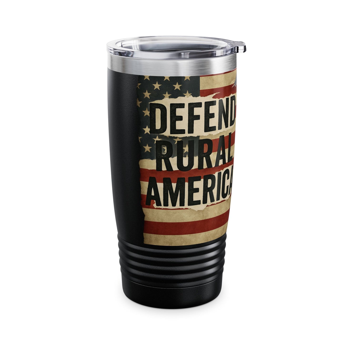 Tumbler Cup - Defend Rural America with Guard the Homestead Logo