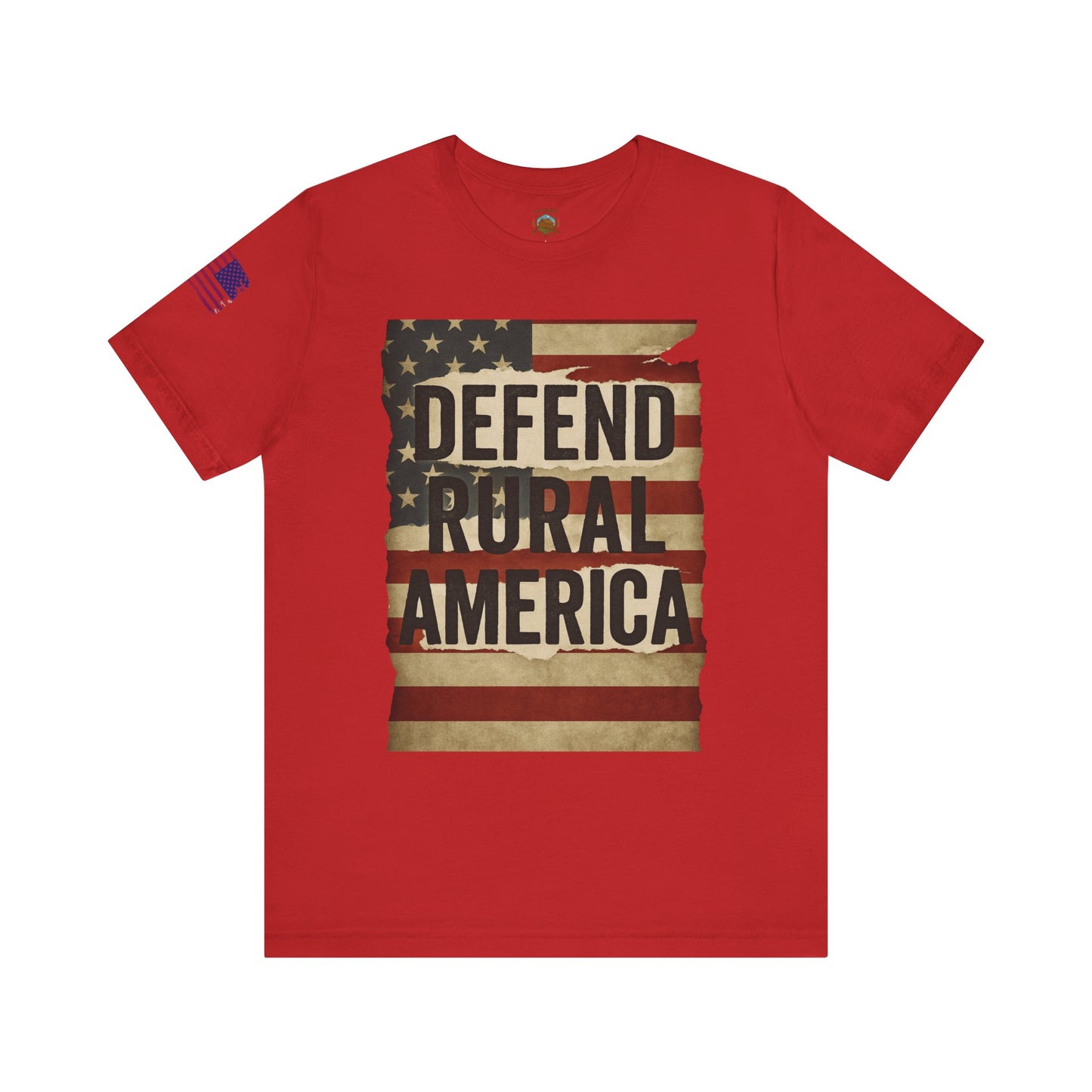 Defend Rural America Unisex Tee - Patriotic Short Sleeve Shirt