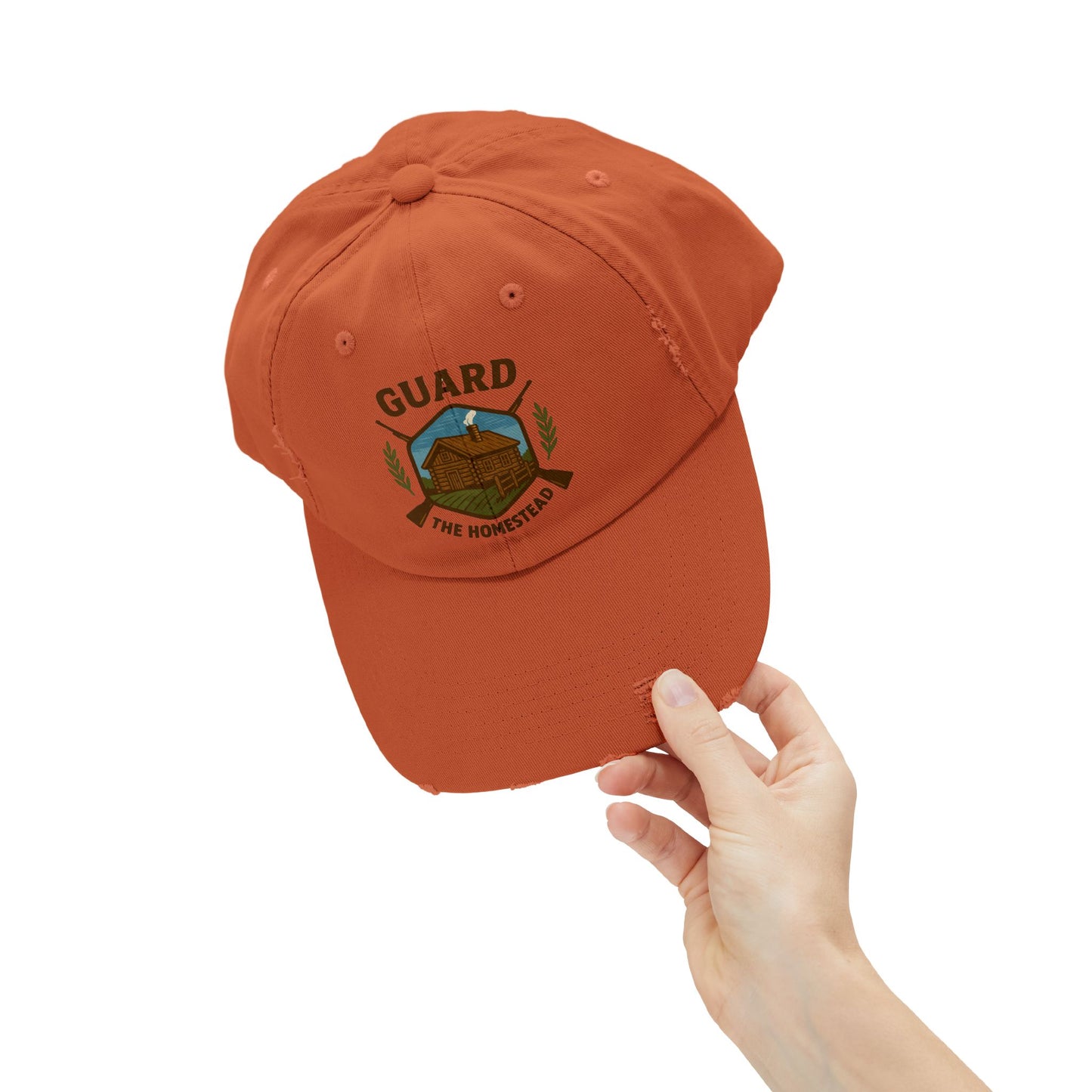 Distressed Cap Guard the Homestead Embroidered Patch