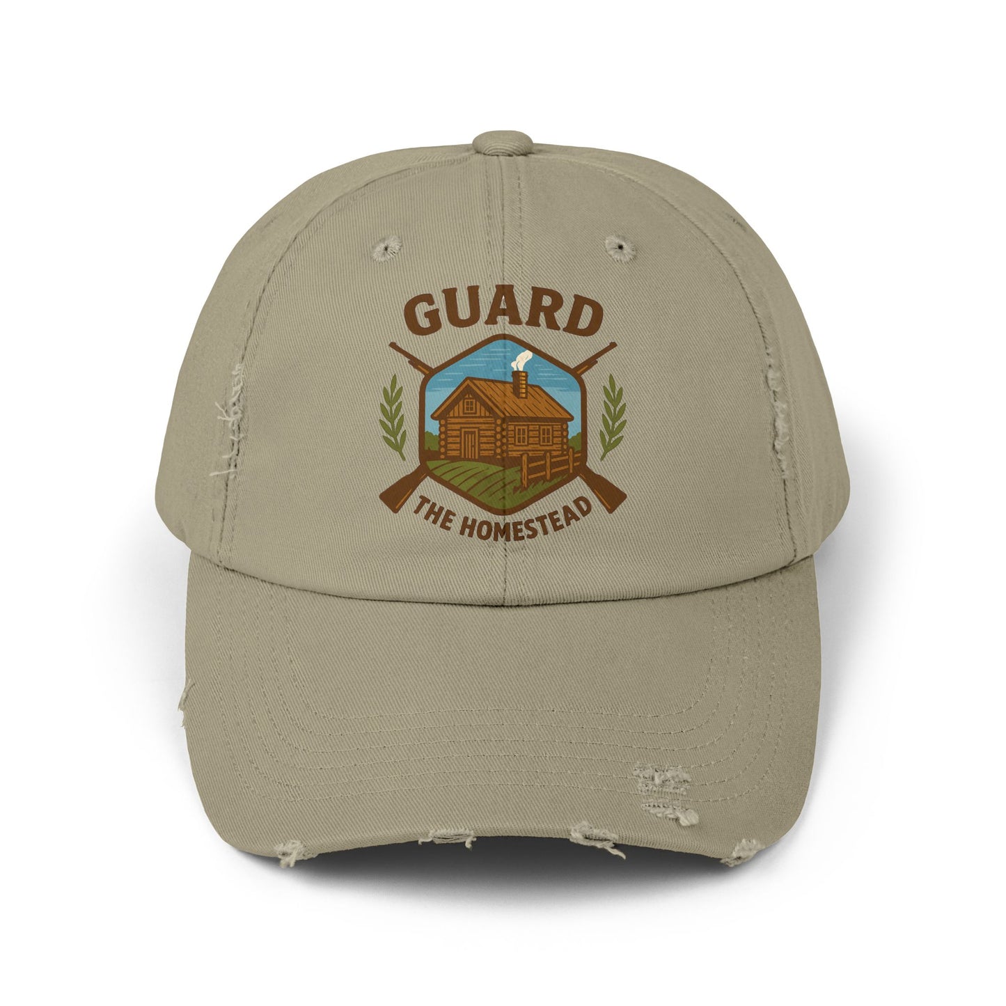 Distressed Cap Guard the Homestead Embroidered Patch