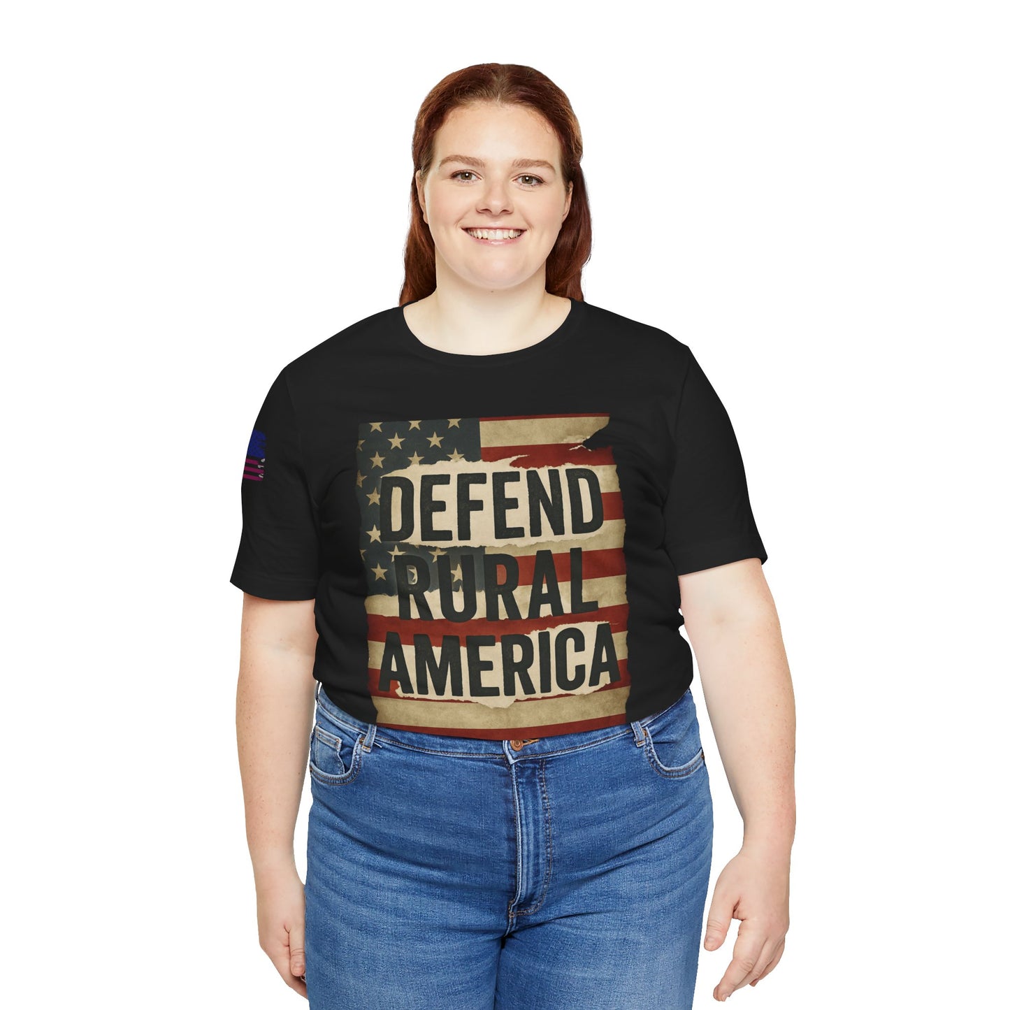 Defend Rural America Unisex Tee - Patriotic Short Sleeve Shirt