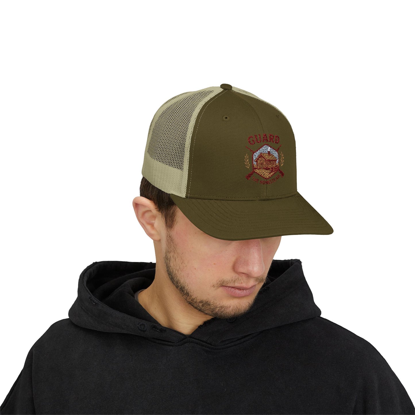 Guard the Homestead Snapback Trucker Cap - Perfect for Outdoor Enthusiasts