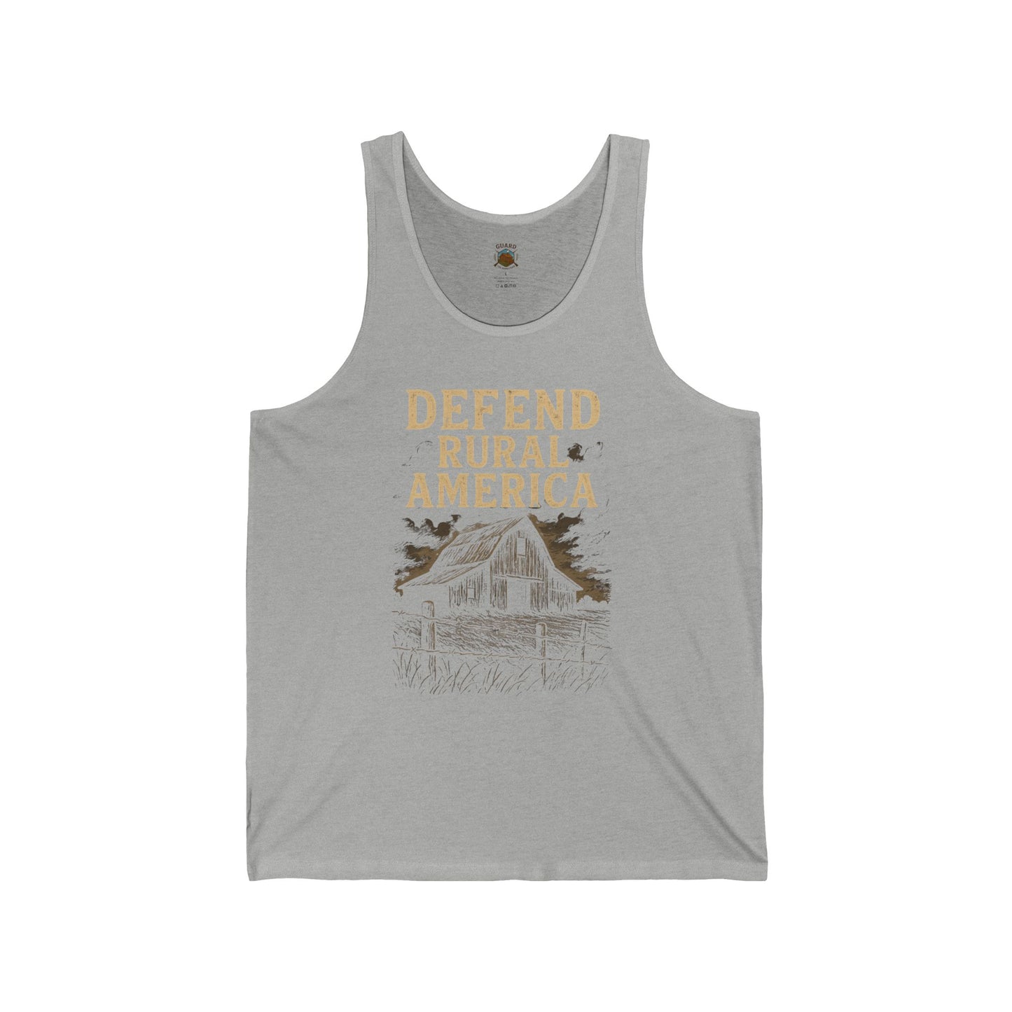 Defend Rural America Unisex Jersey Tank Top – Casual & Stylish Summer Wear