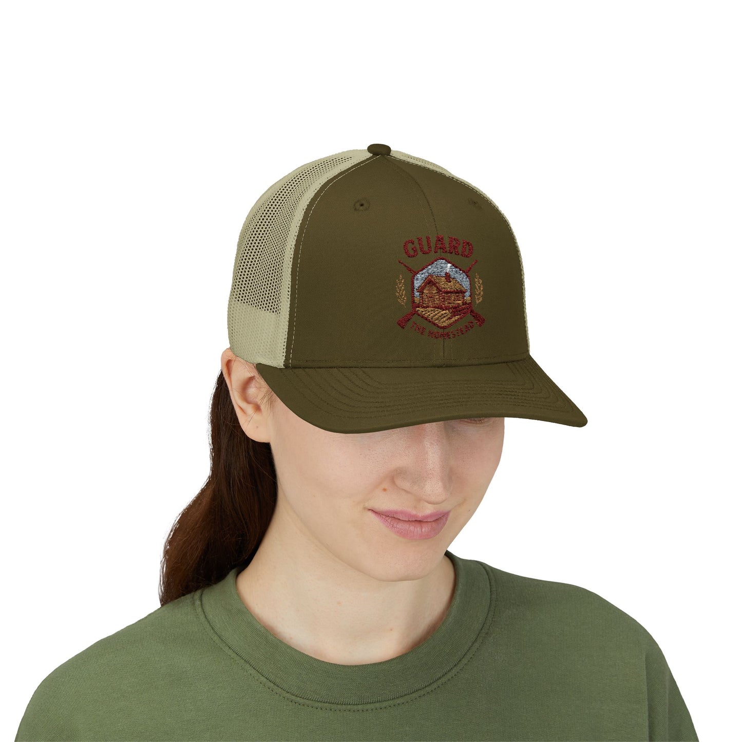 Guard the Homestead Snapback Trucker Cap - Perfect for Outdoor Enthusiasts