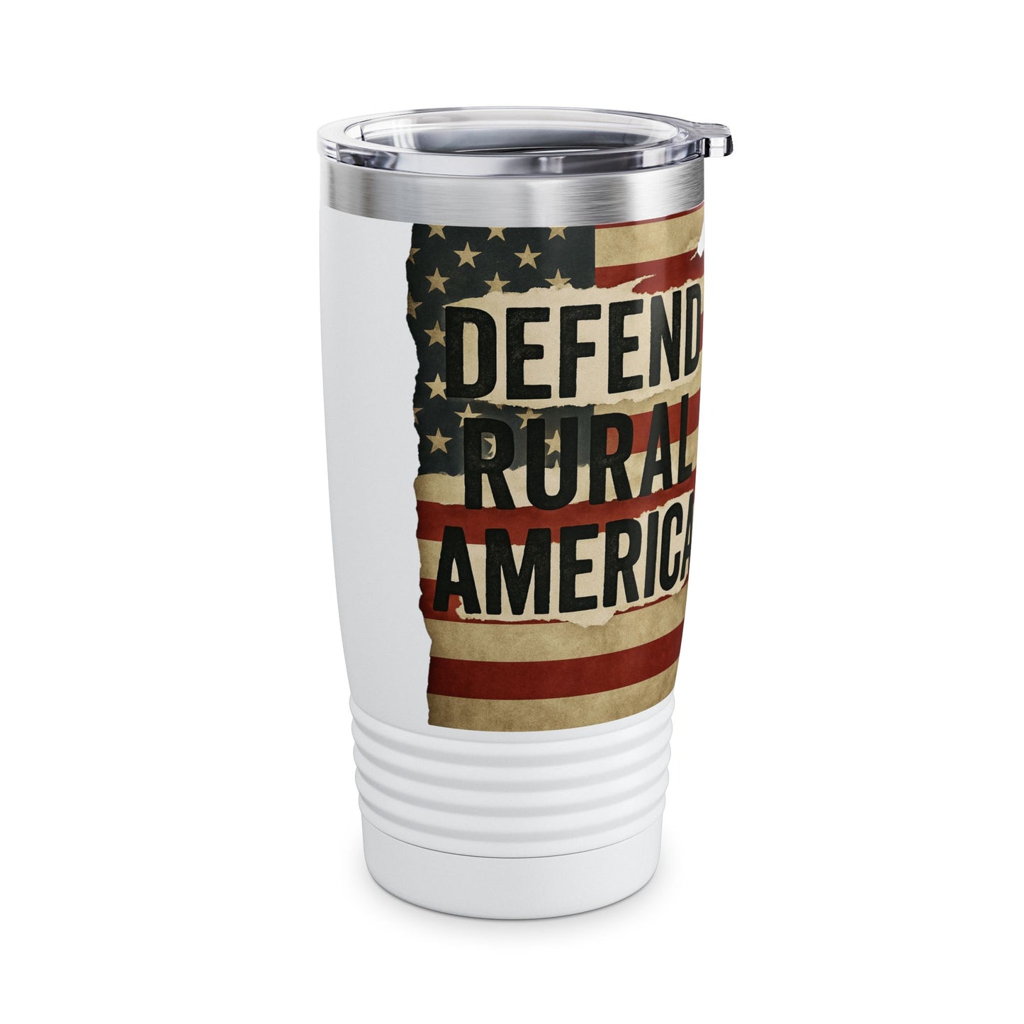 Tumbler Cup - Defend Rural America with Guard the Homestead Logo
